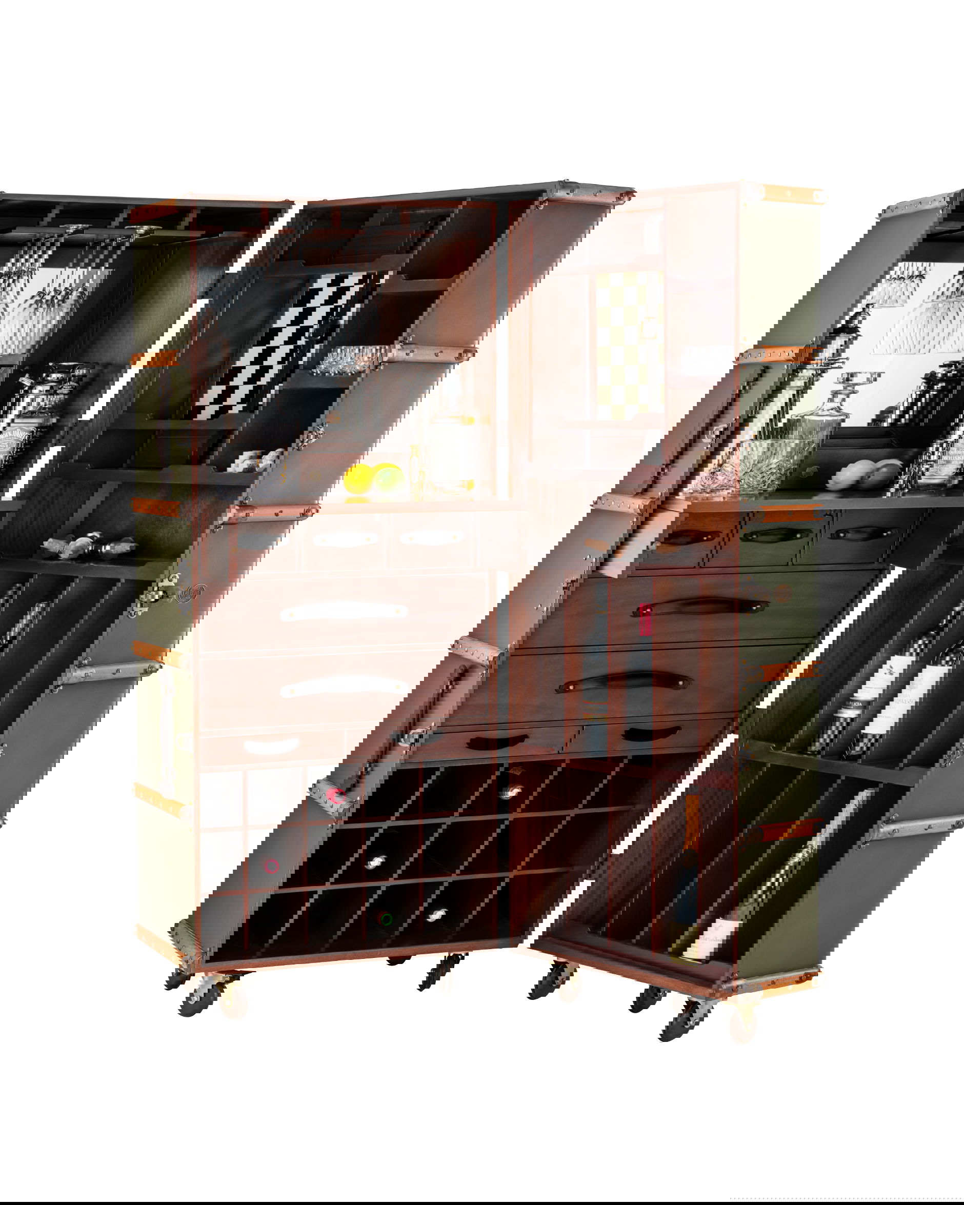 Stateroom barskåp grön