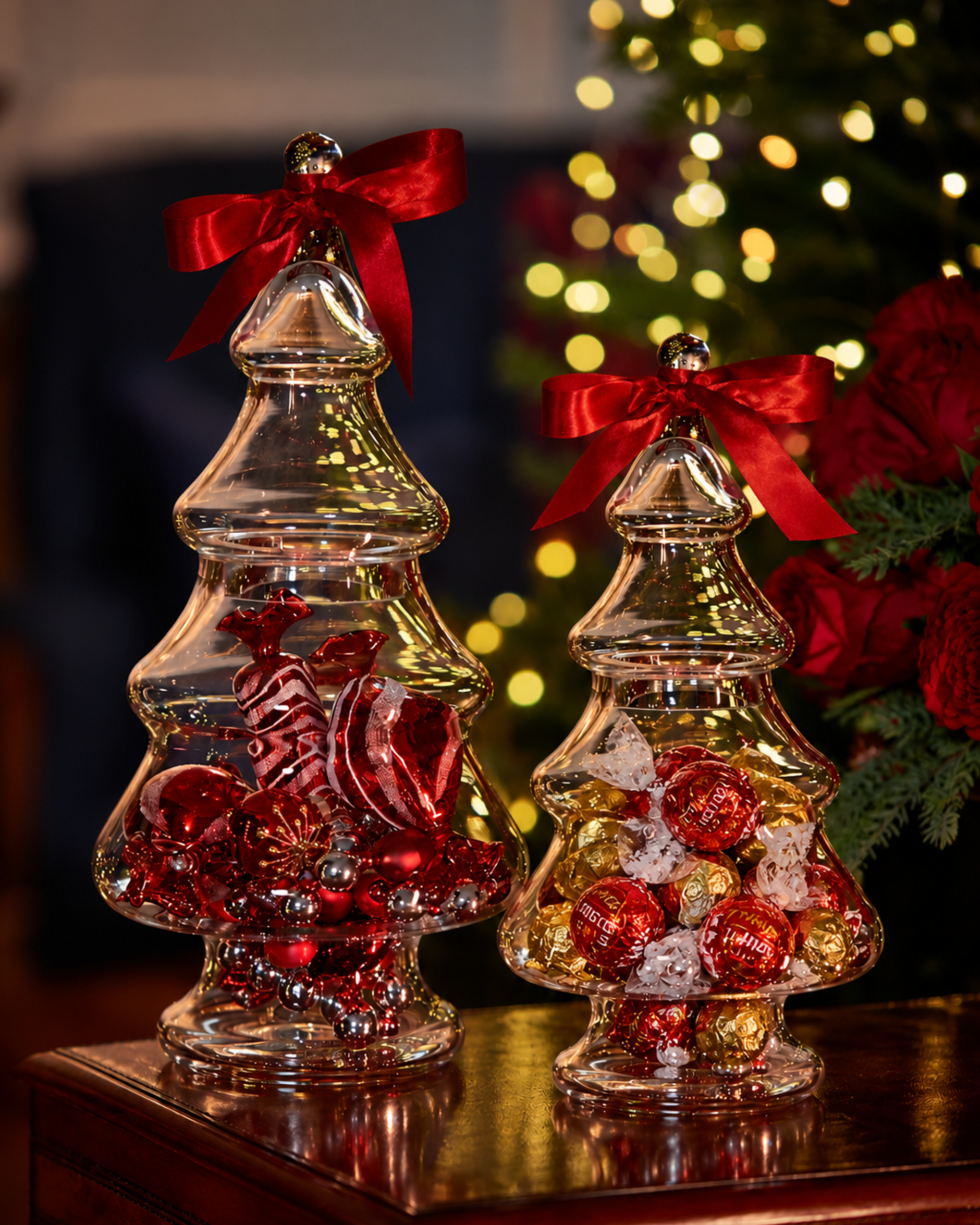 Valentin glass Christmas tree