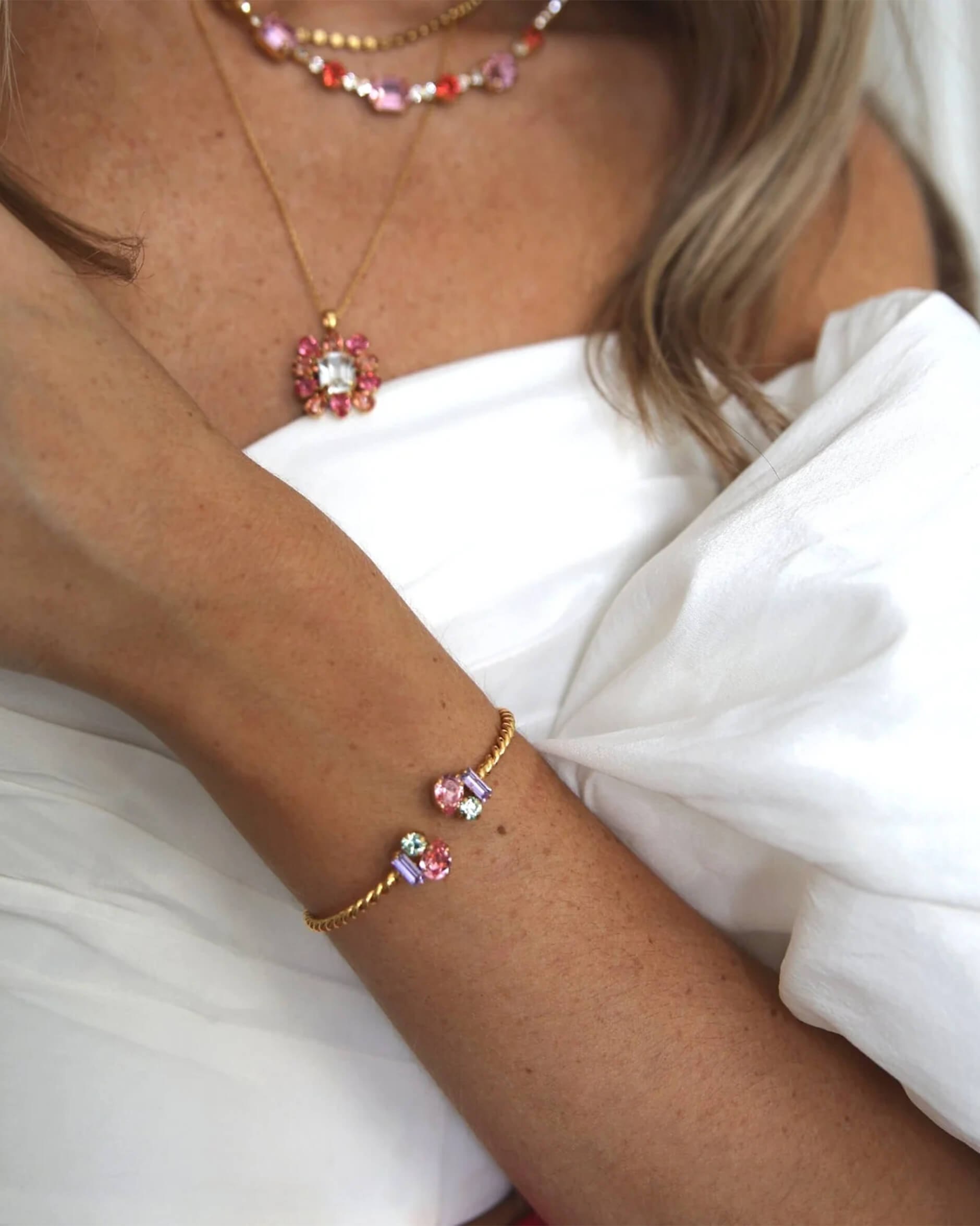 Isa bracelet pastel combo