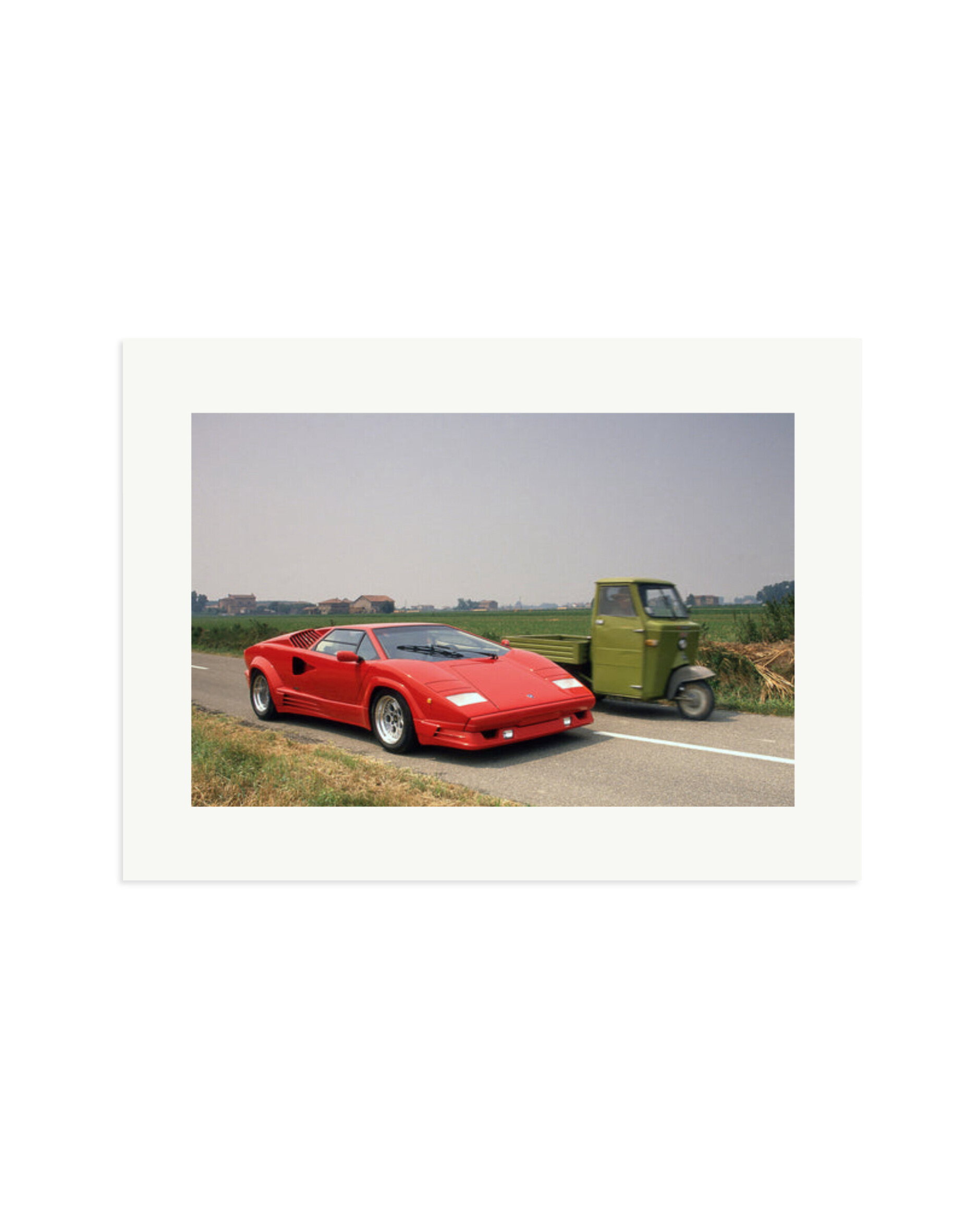 Lamborghini in Italy Print Only / XL