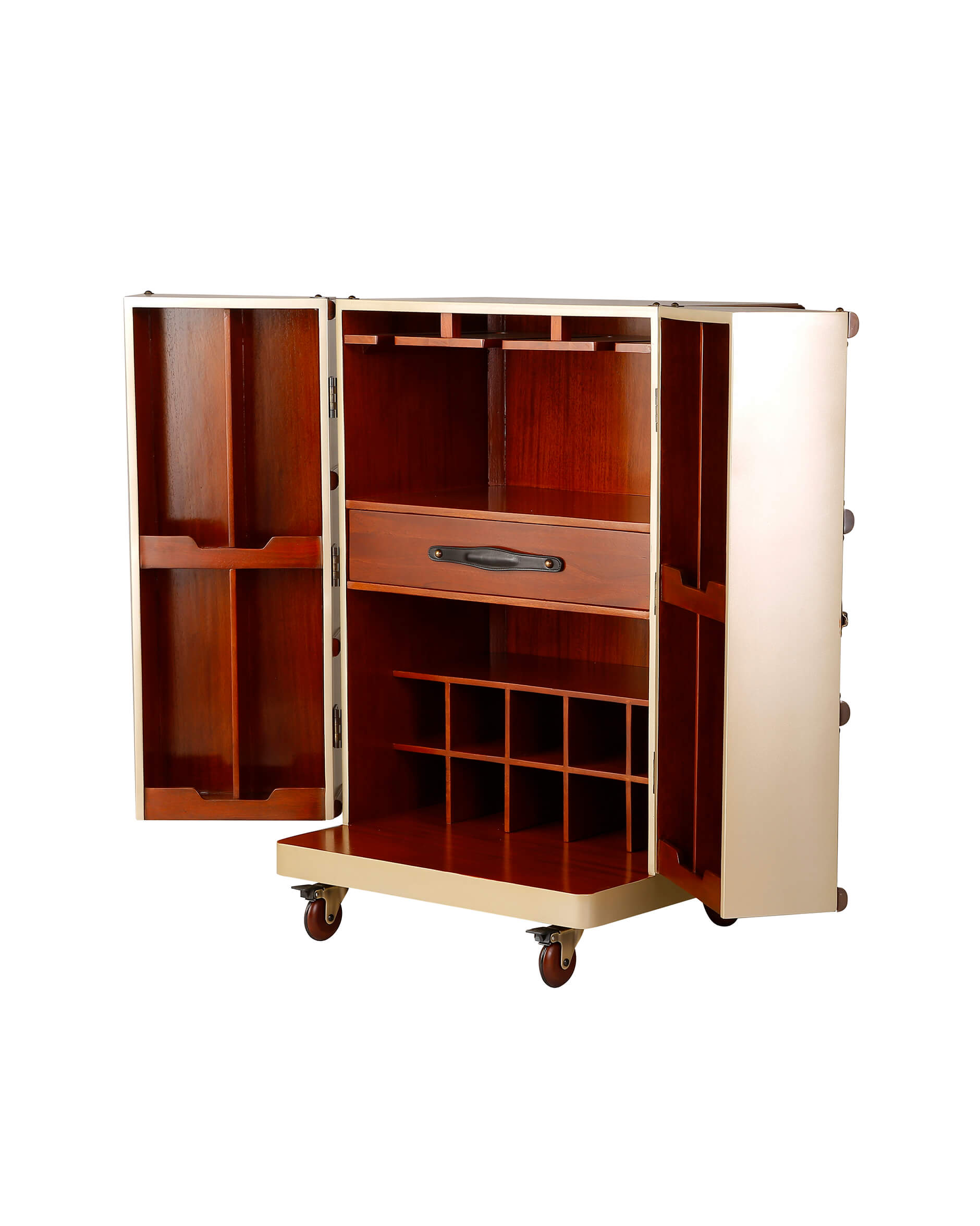 Polo Club barskåp champagne