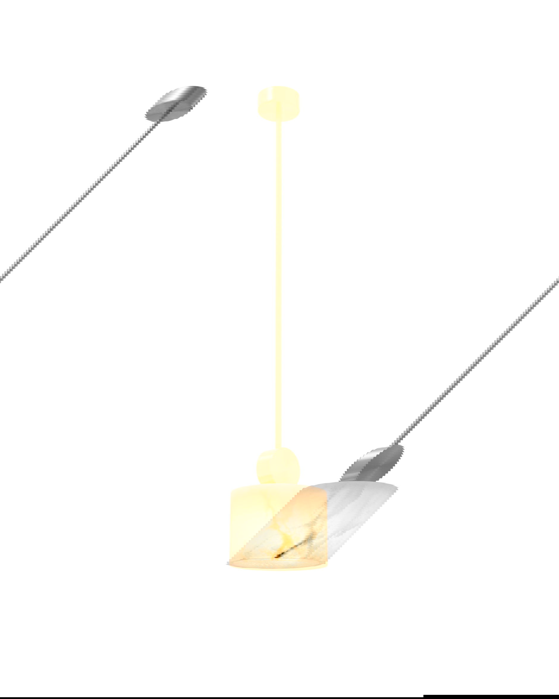 Etruscan taklampa mässing rund