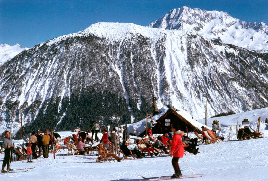 Skiing at Courchevel