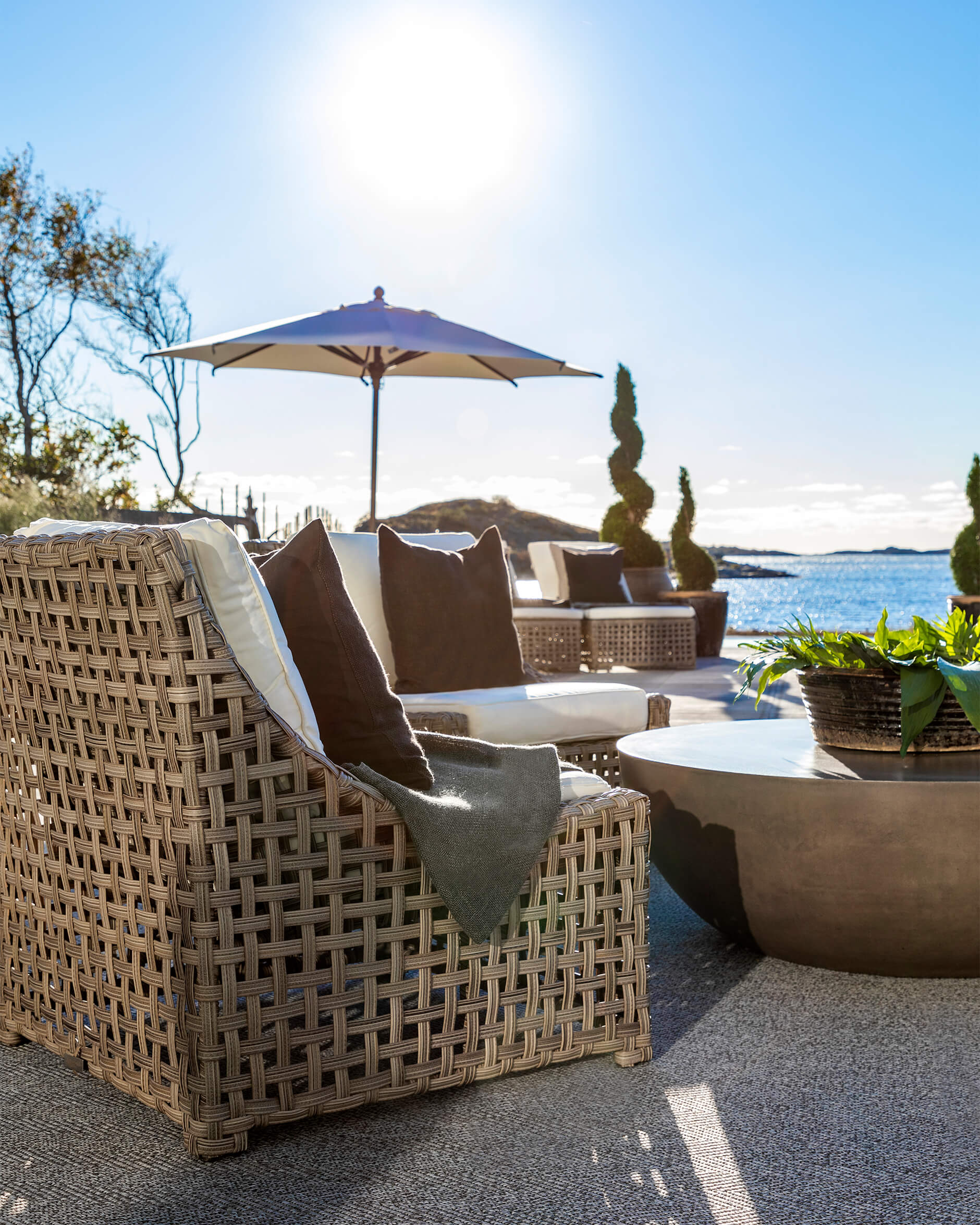 Key Largo fåtölj grå