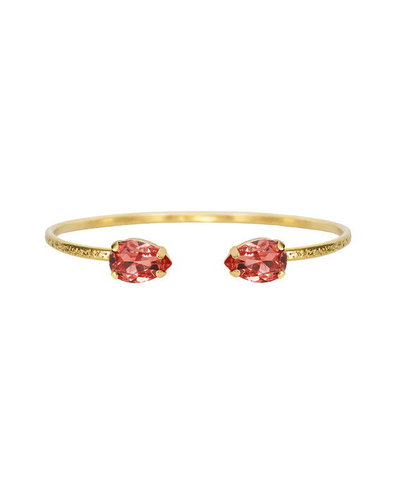 Petite Drop armband rose peach
