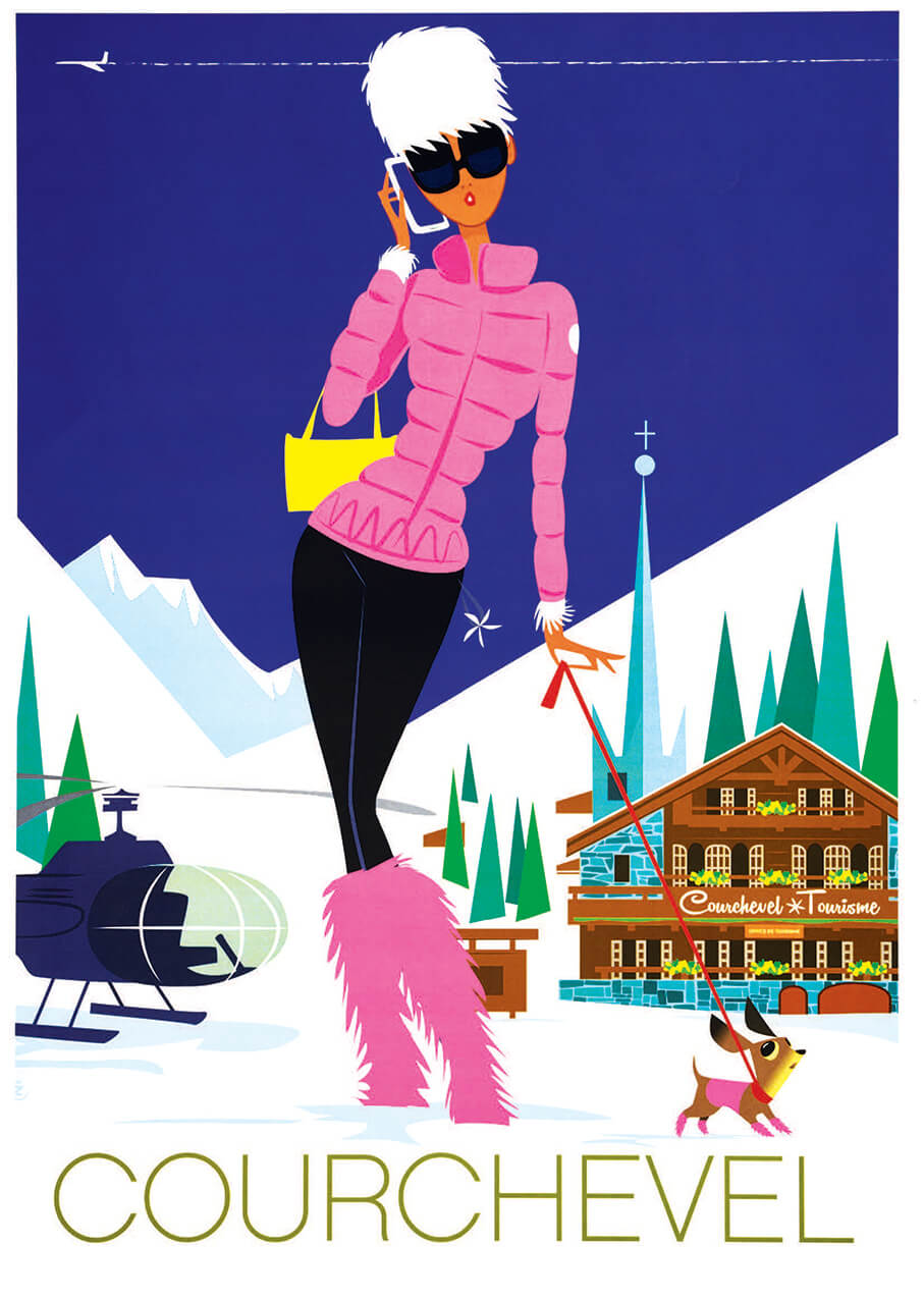 Lady in Courchevel
