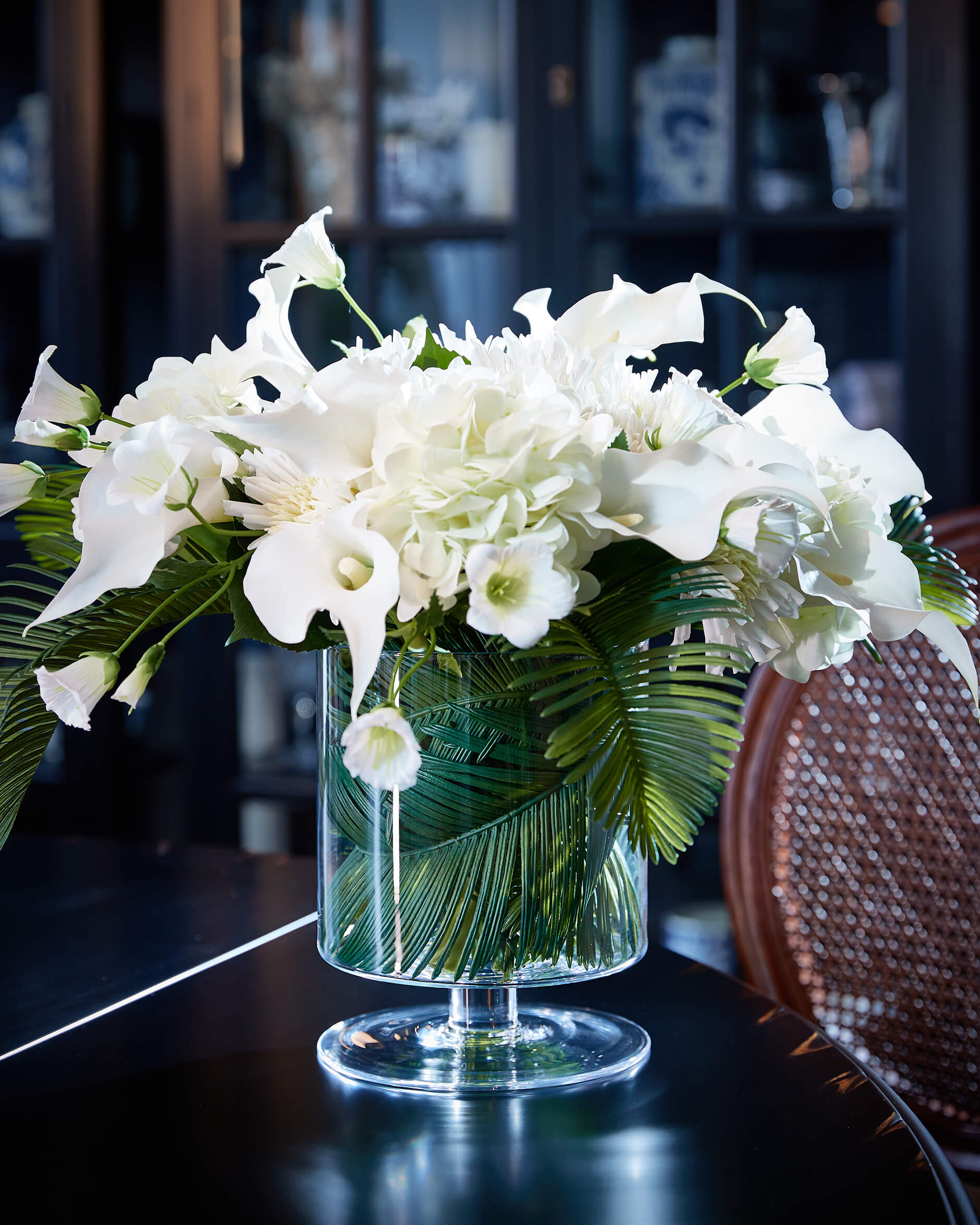 Jacquline maljakko kirkas lasi