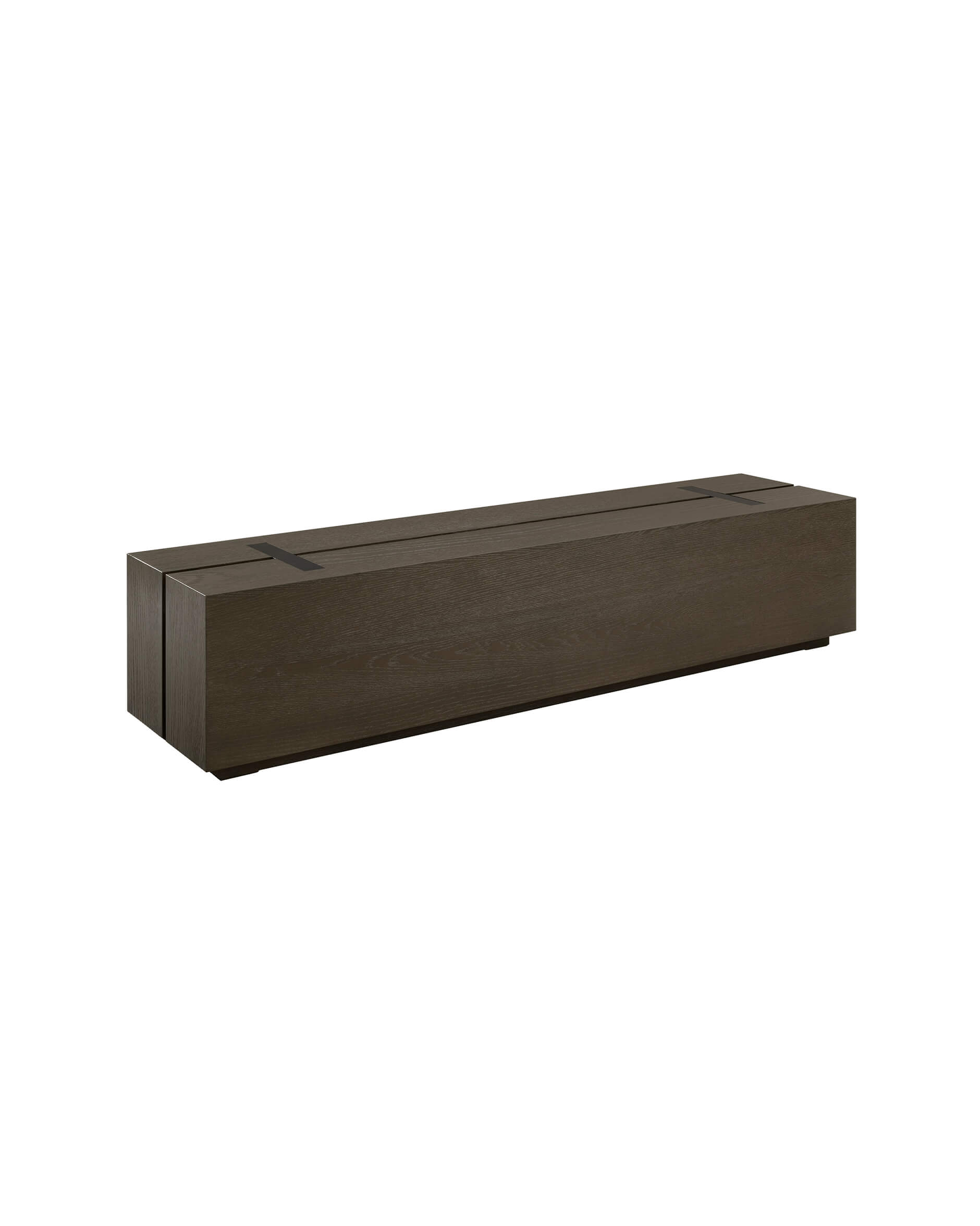 Maddox Media Bench Dark Grey