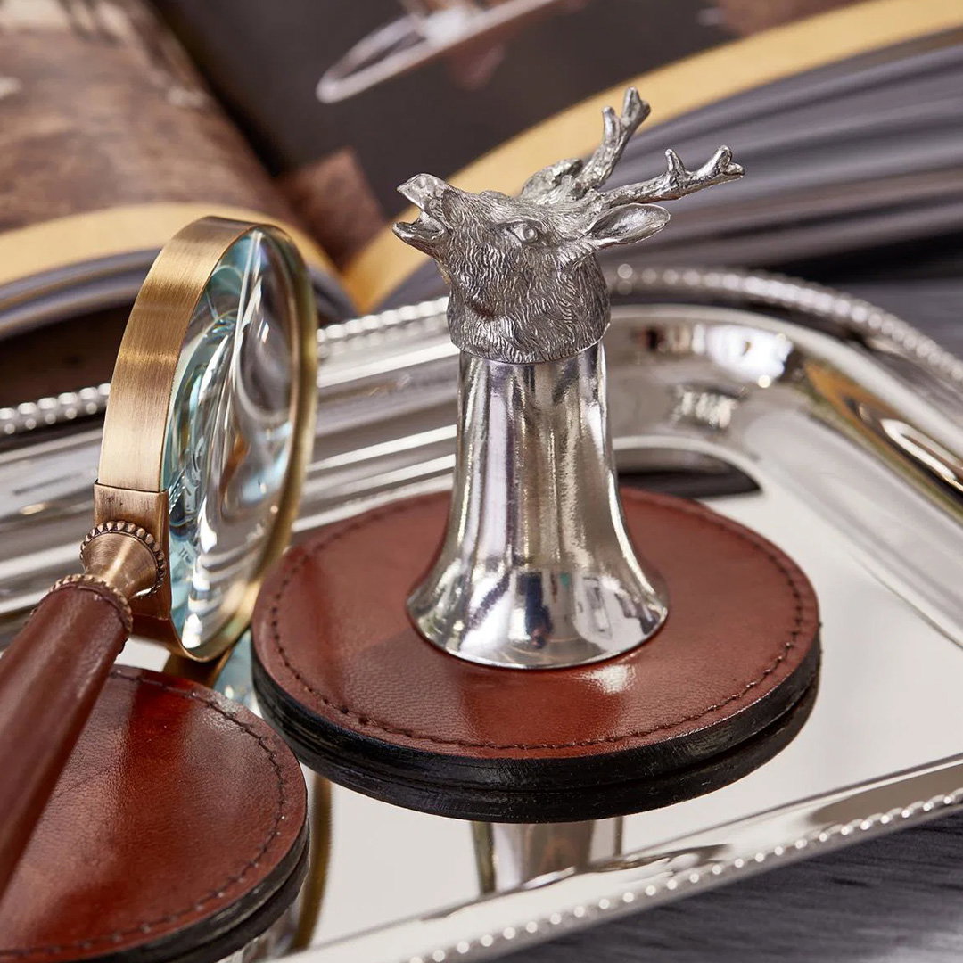 Stag whiskyglass tenn