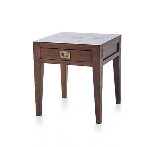 Fairfield Side Table Noble Newport Brown