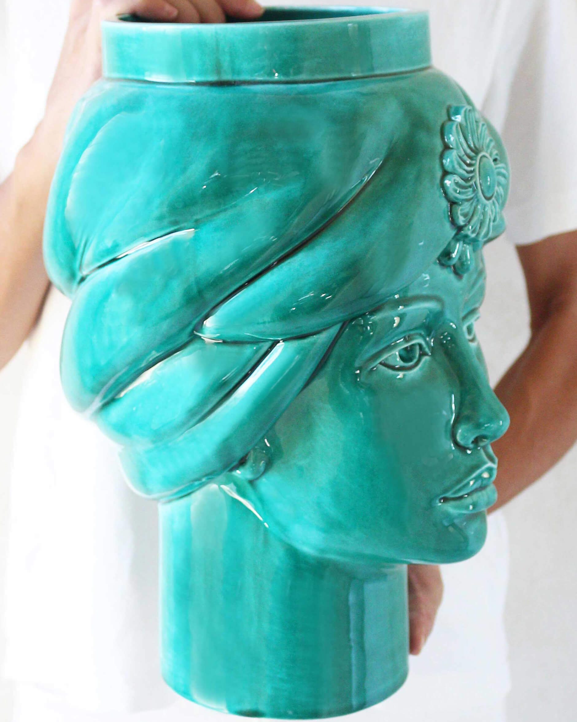 Testa di Moro donna smaragdgrön