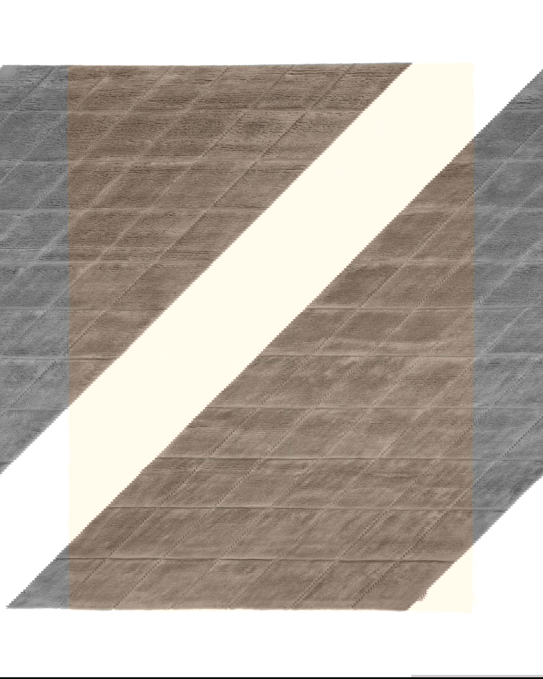 Grid Vloerkleed Chocolade