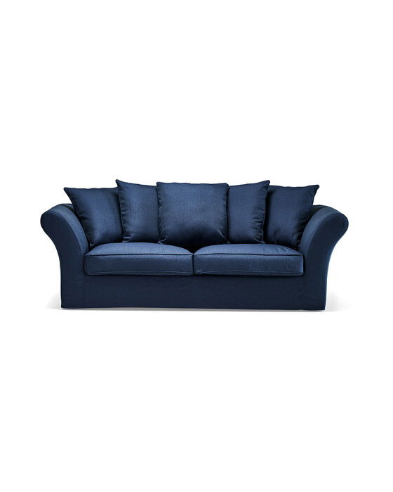 hampton soffa indigo 3-sits