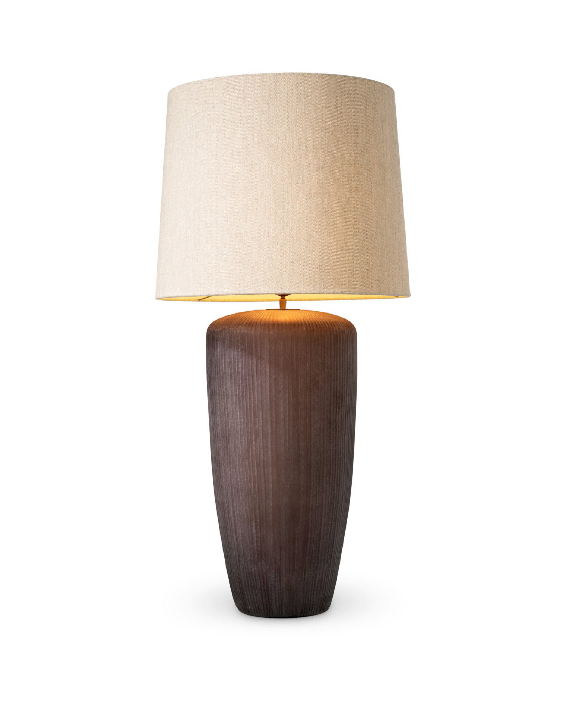 Isandro bordlampe brun