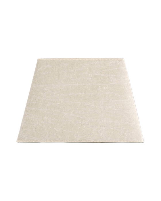 Square lampskärm leather cream