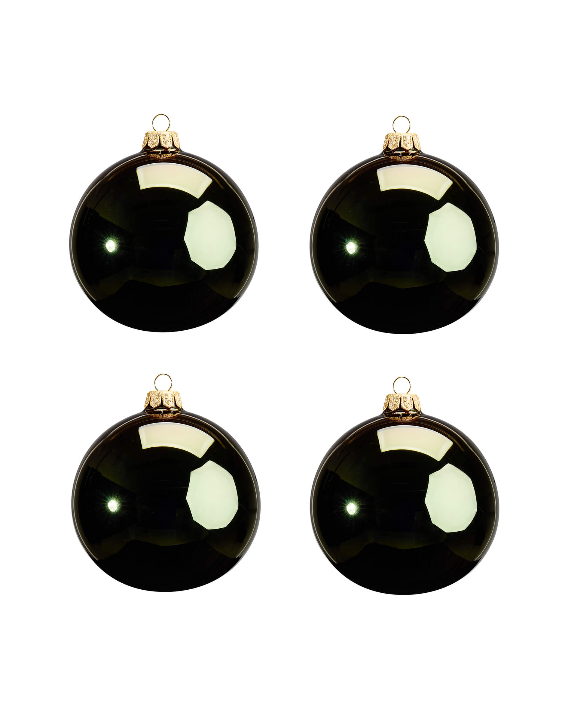 Esther Weihnachtskugel grau 4er-Pack