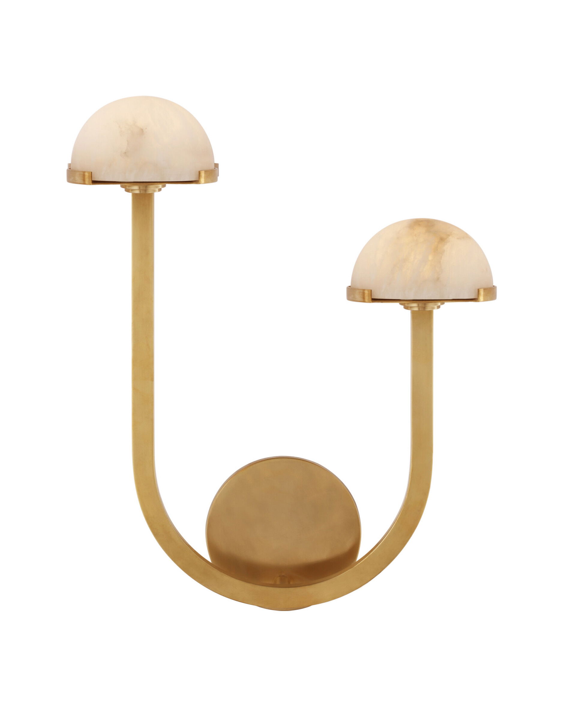 Pedra 15" vägglampa höger antik mässing