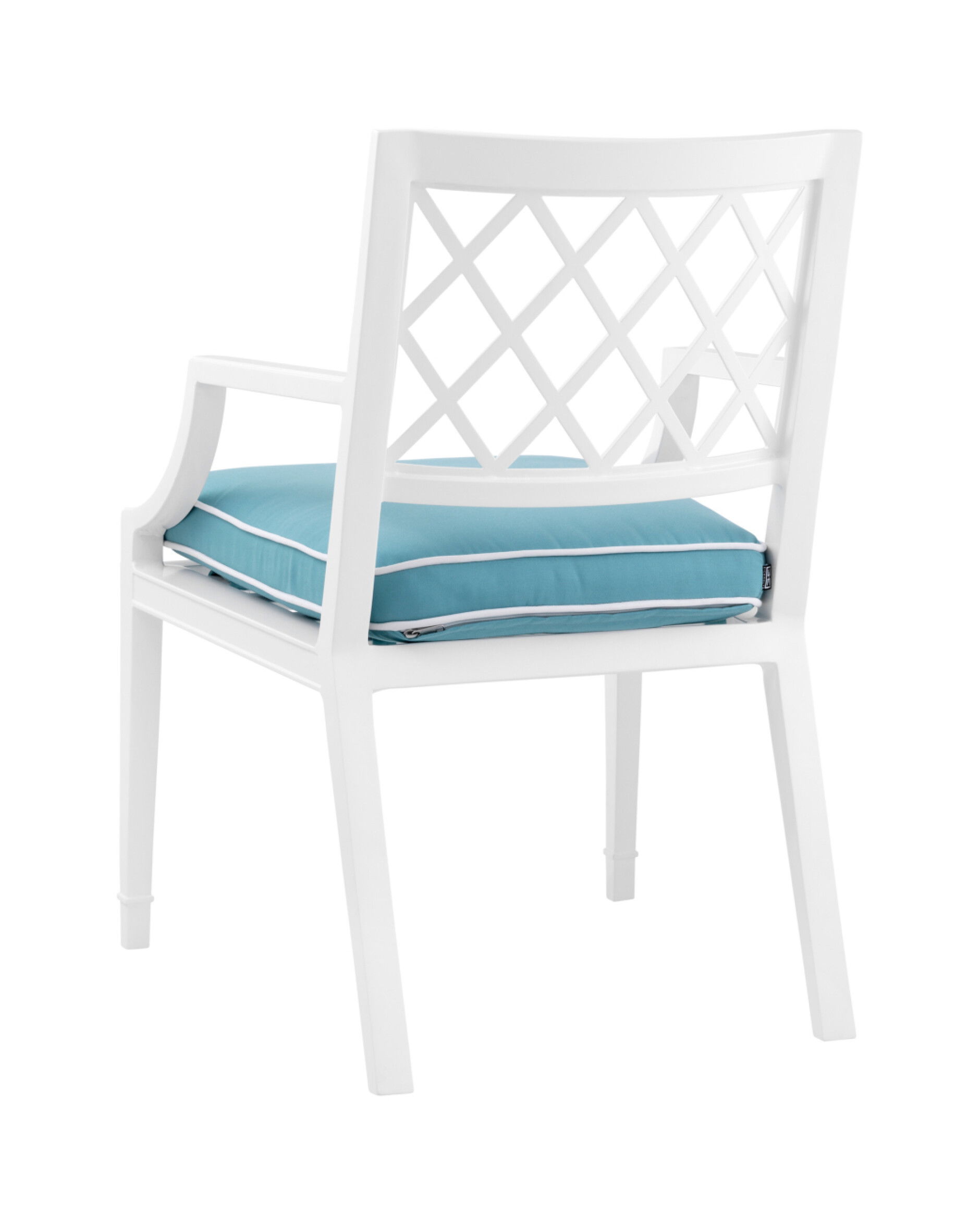 Paladium karmstol, hvit