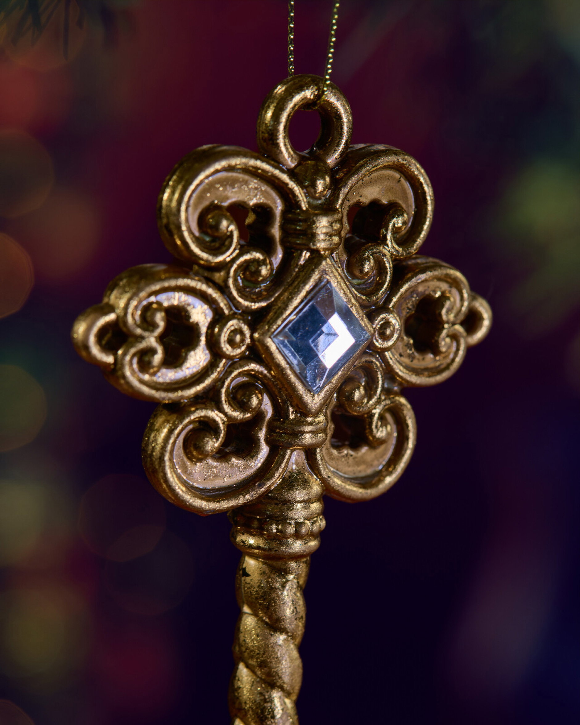 Regalia Key Ornament Gold