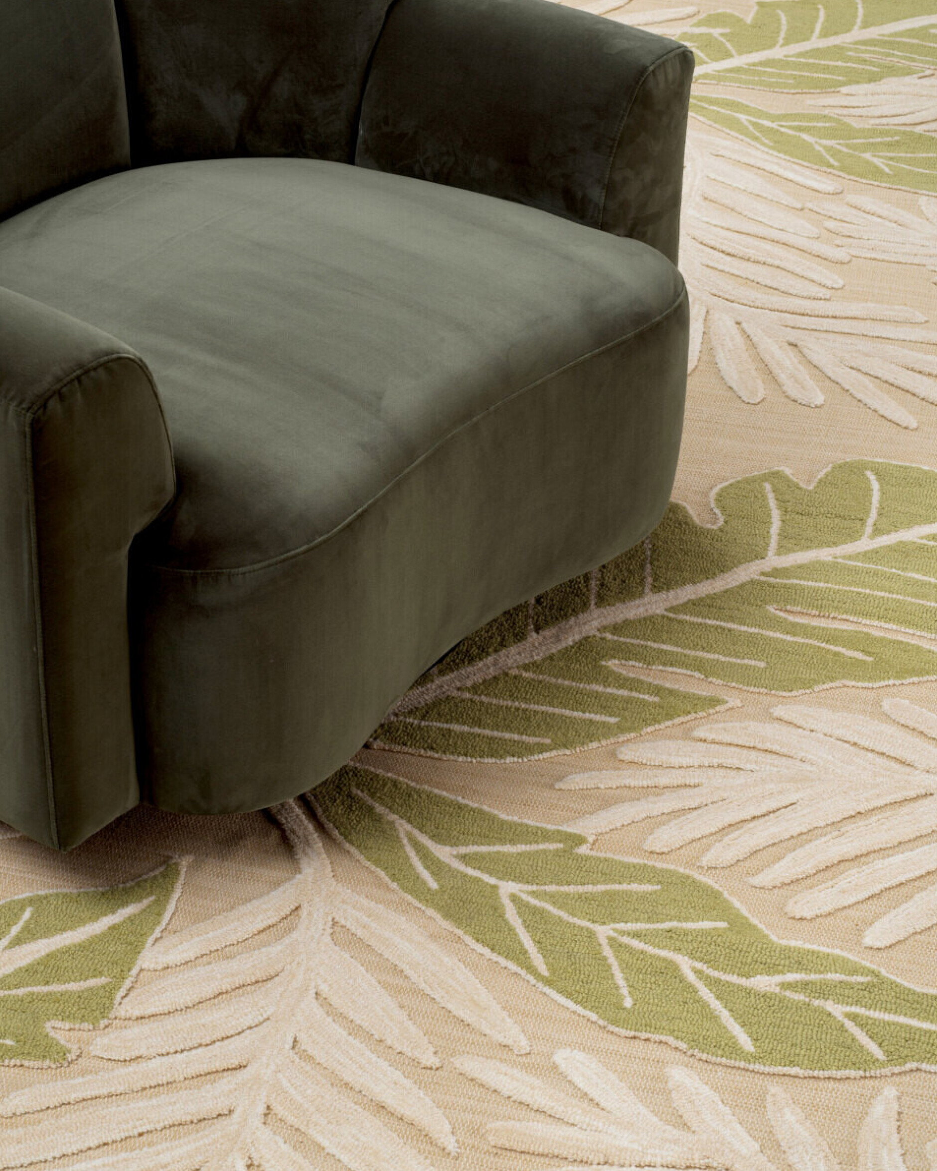 Verdure vloerkleed beige