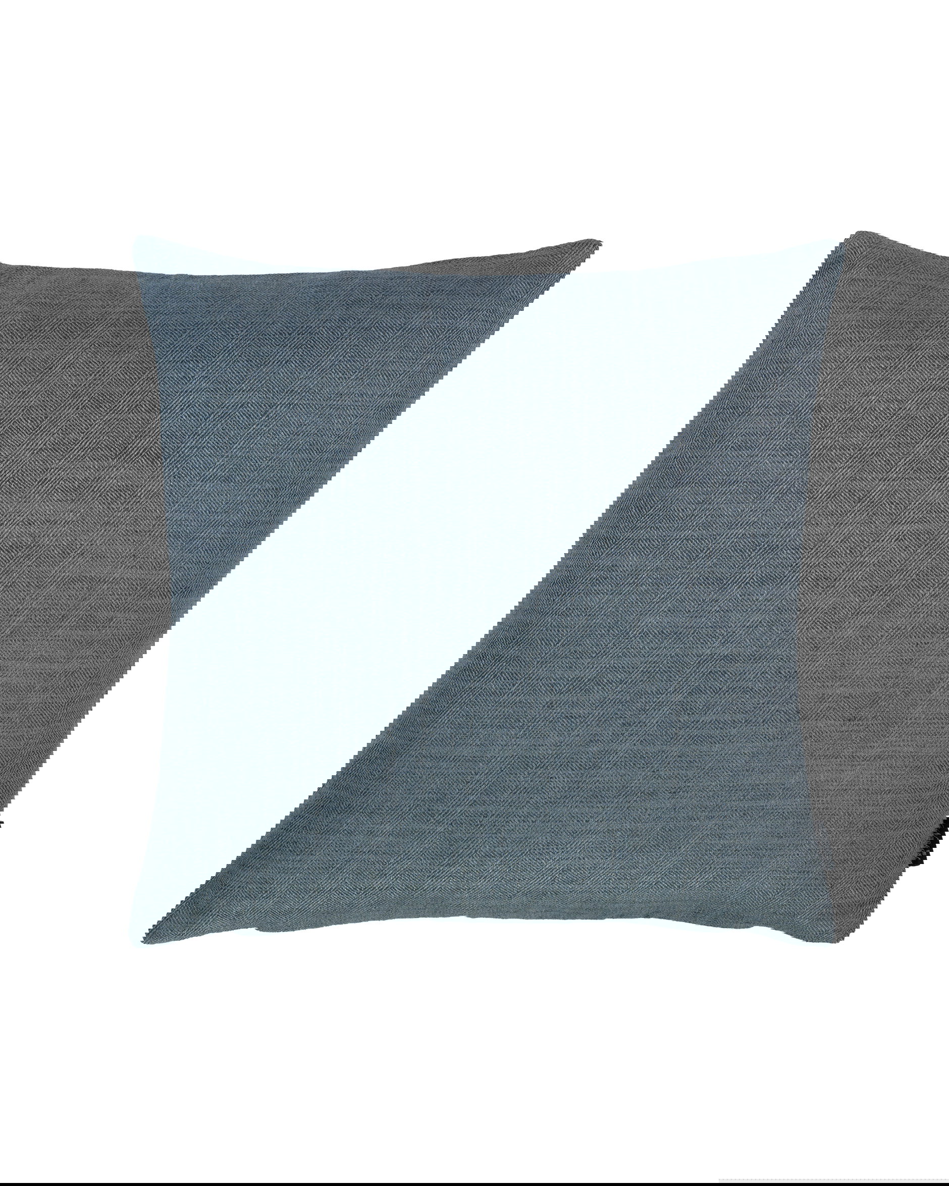 Millard Herringbone kuddfodral chambray