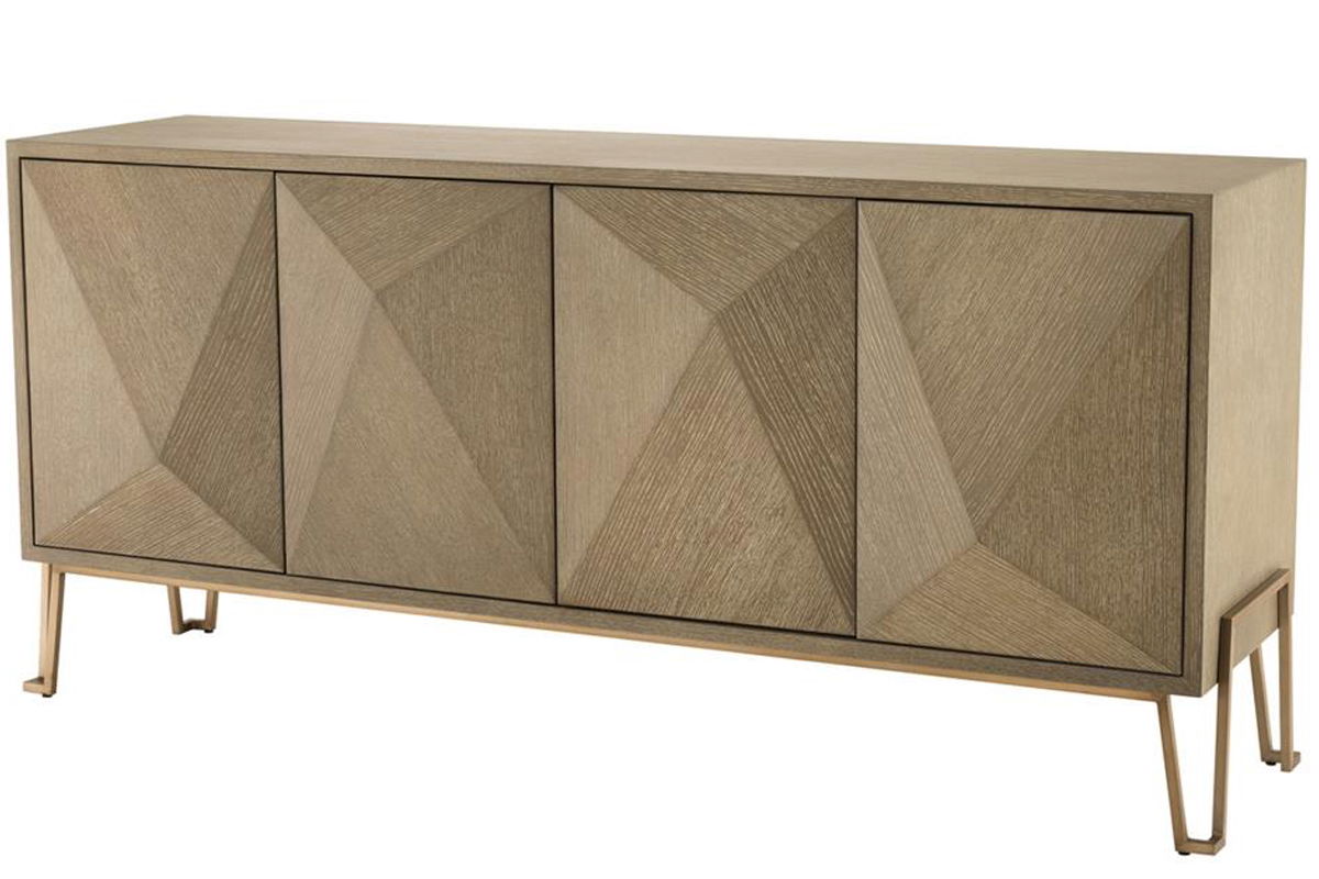 Highland mediabänk washed oak