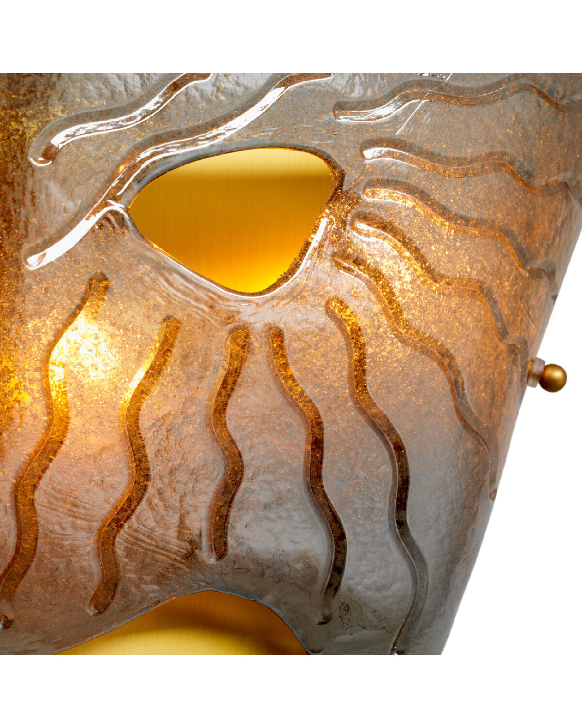 Orlandis vegglampe antikk messing