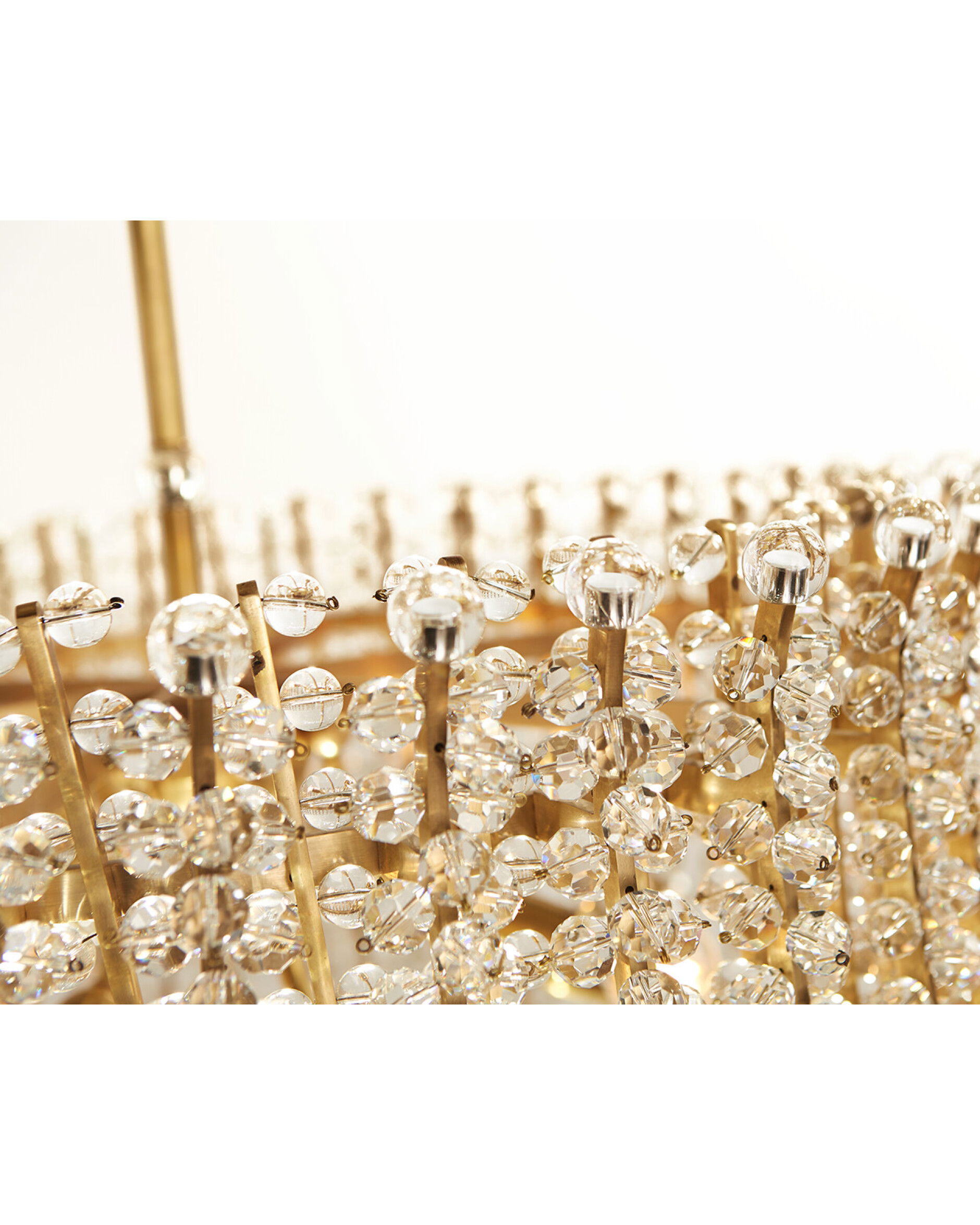 Serafina Drum takkrona antik mässing