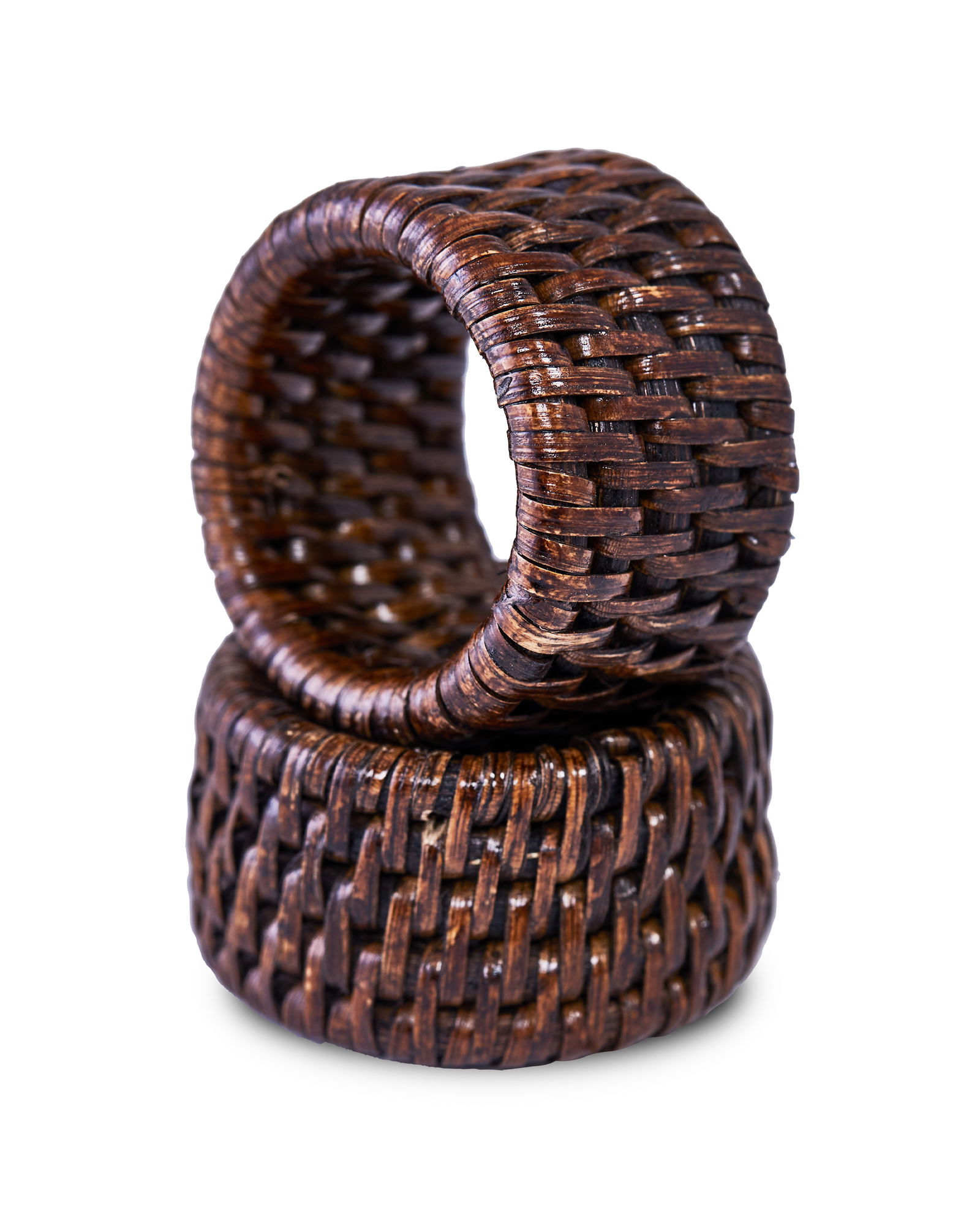 Kensington napkin rings, leather - Newport