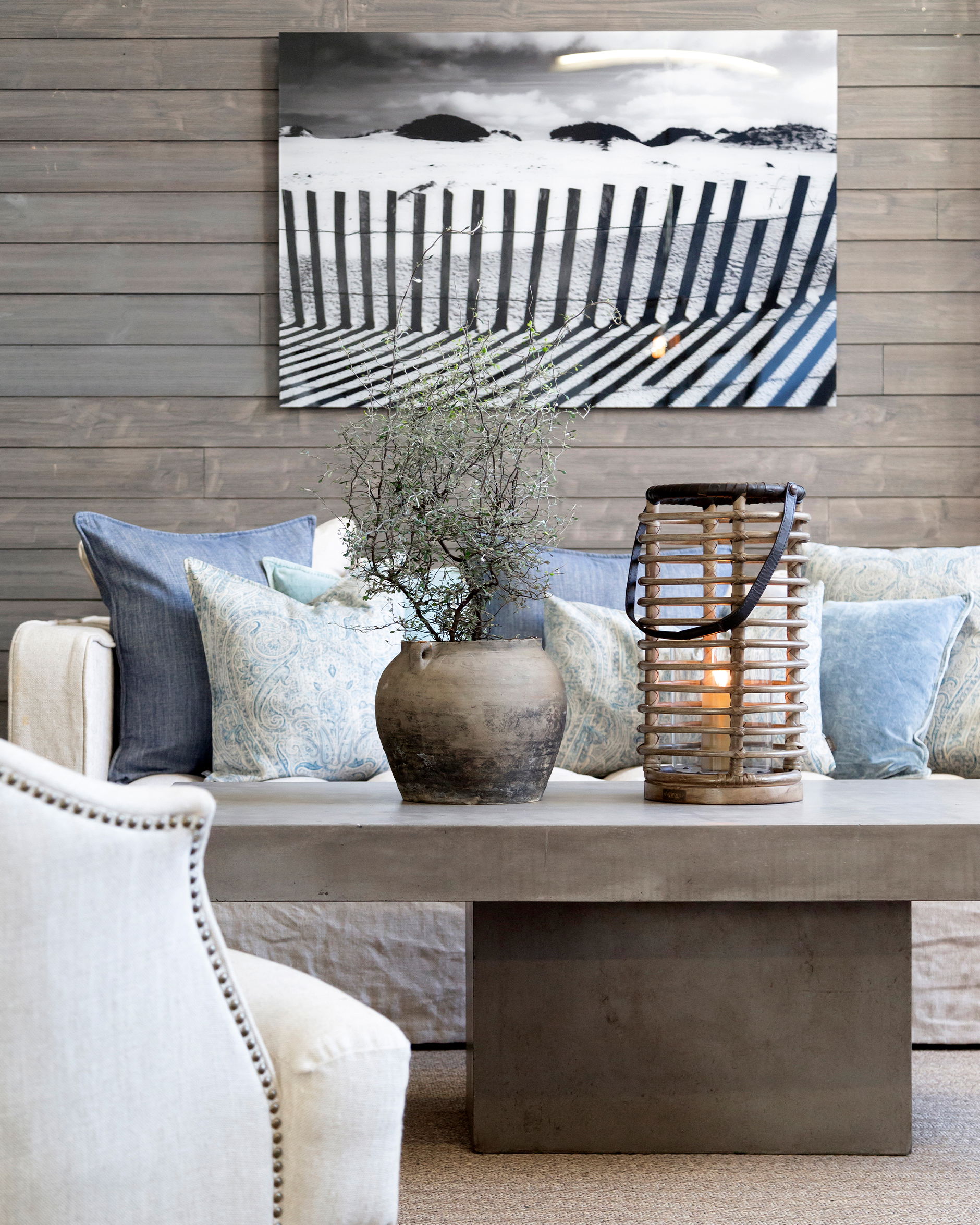 Campos soffbord grå