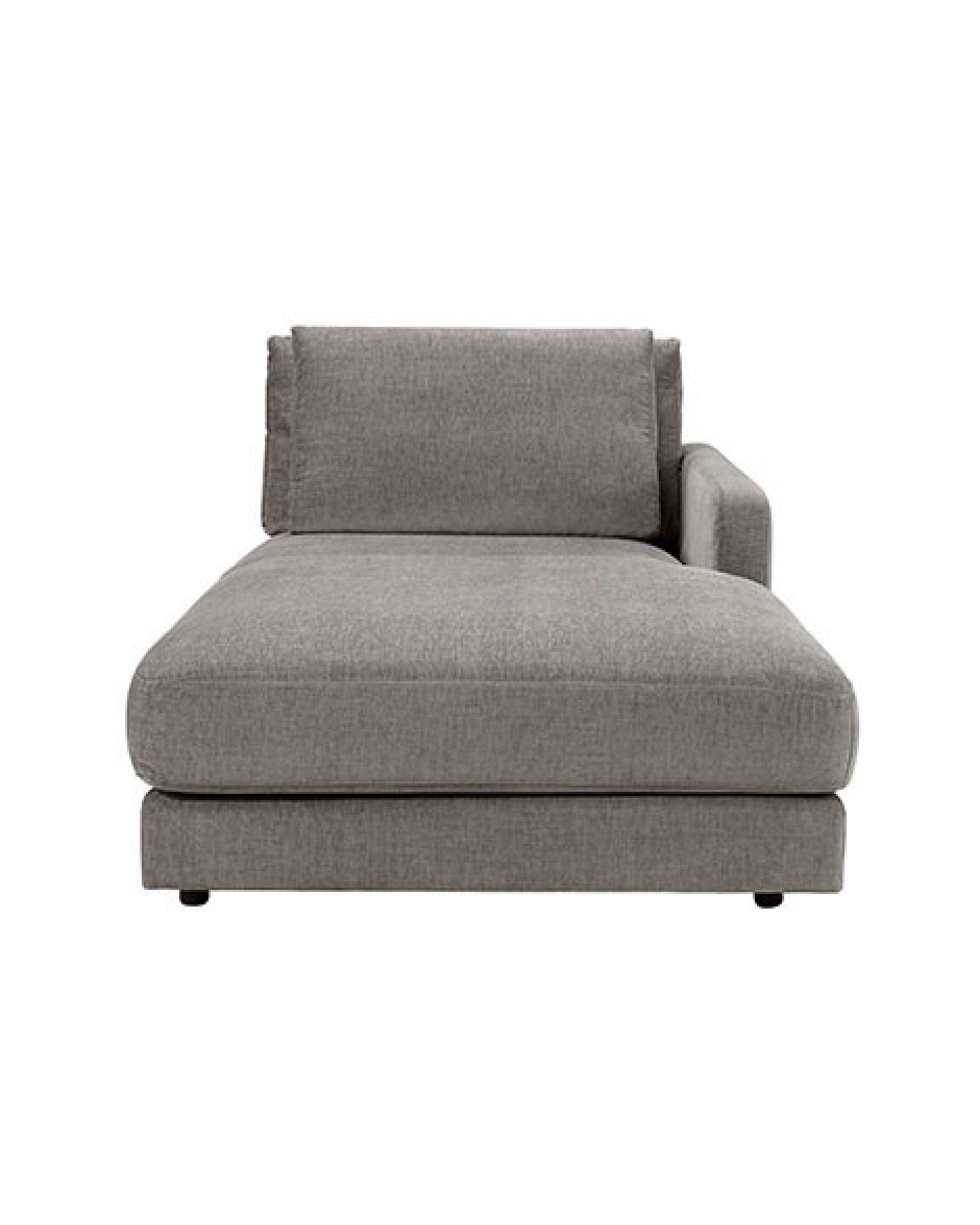 Reno Chaise Longue Hailey Taupe Right