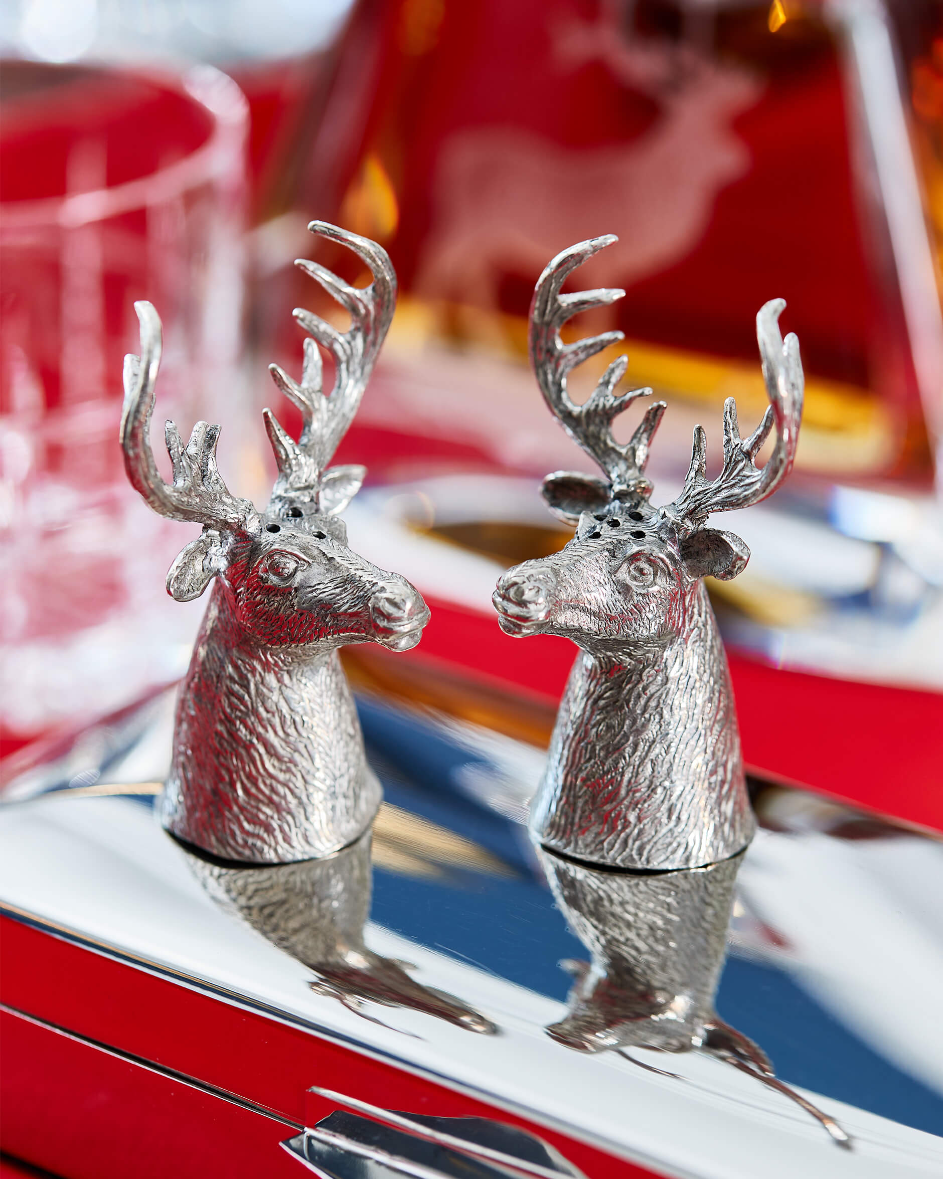 Rådjur salt- och pepparkar tenn