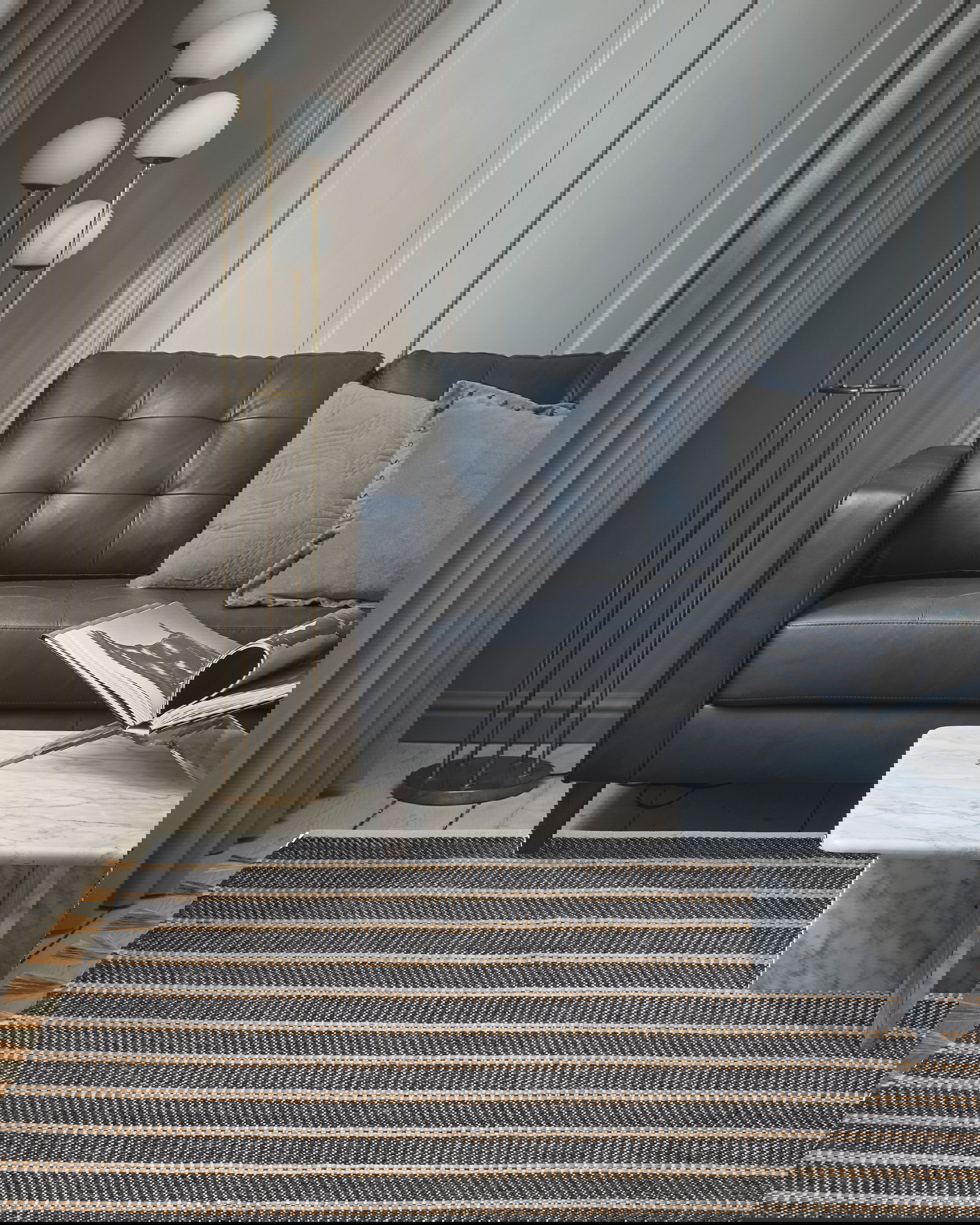 Cochin-matto, musta/beige