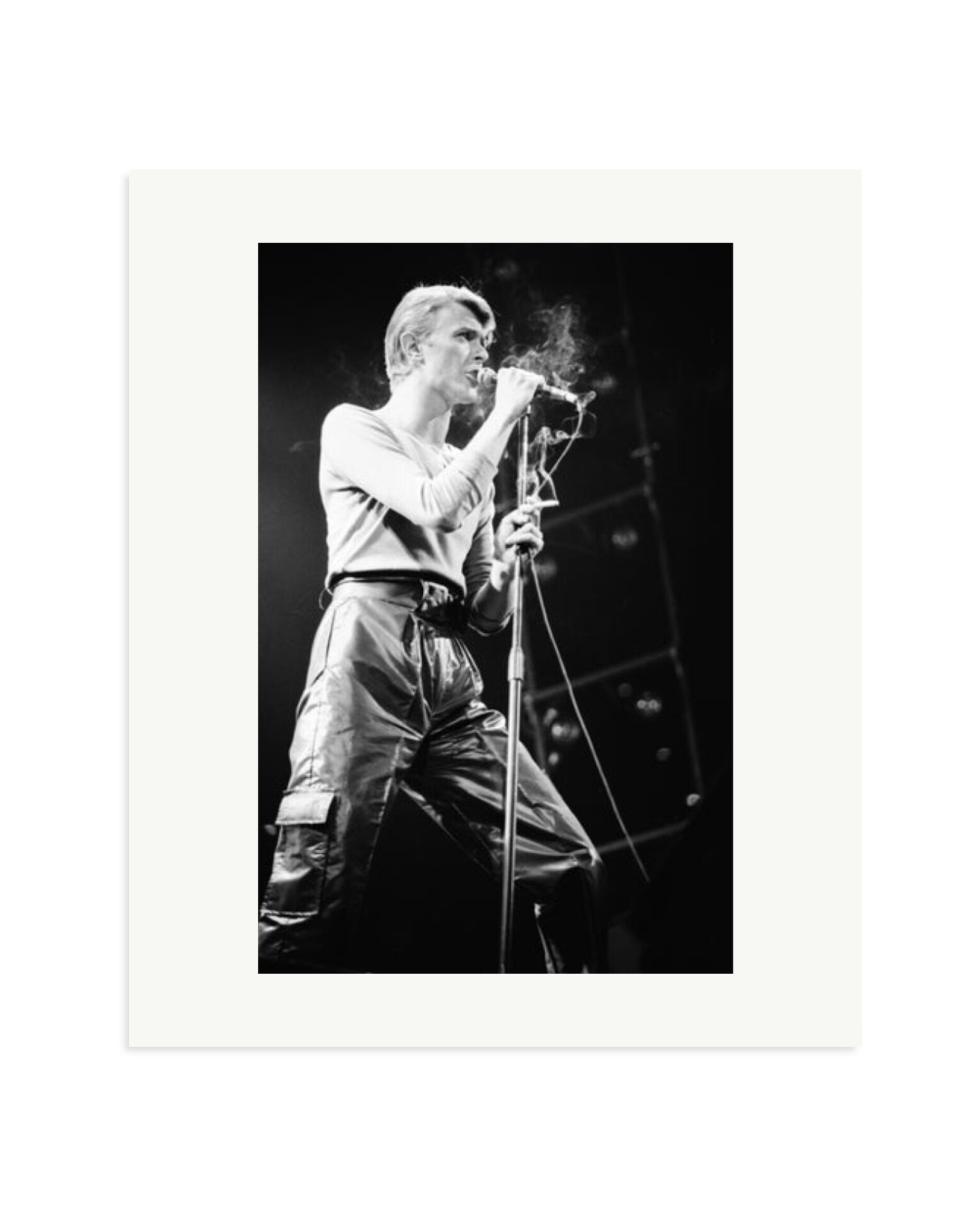 Smoking Bowie, 1978 Print Only / Large