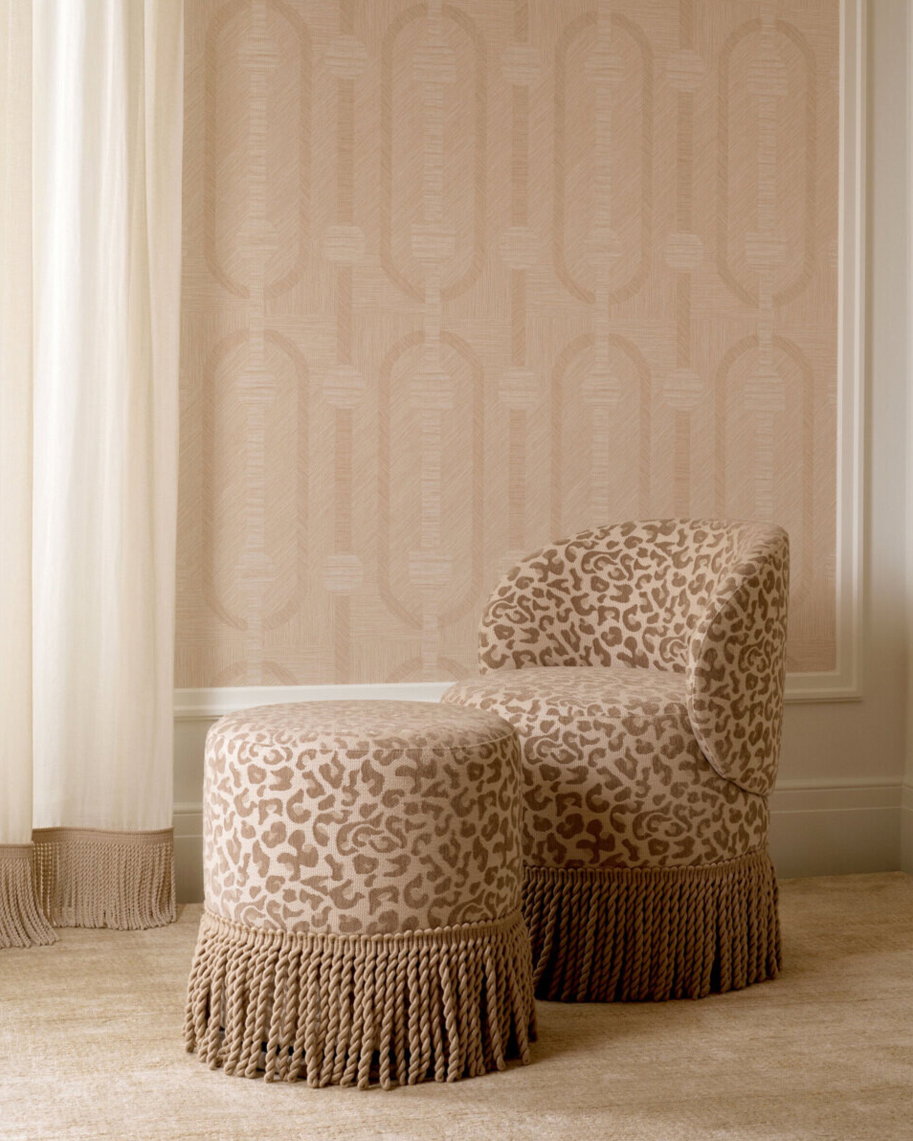 Greer jakkara Harley leopard beige