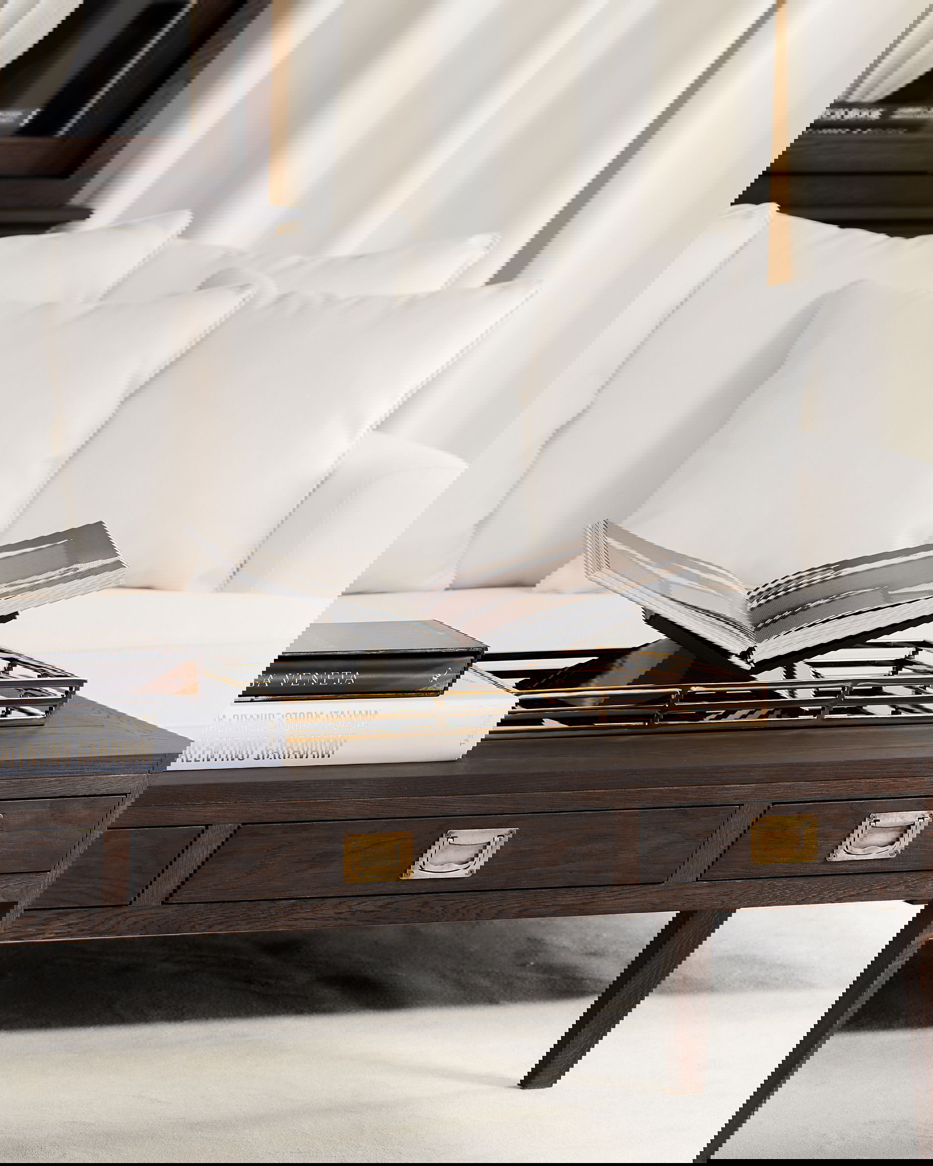 Giacomo bricka rektangel guld