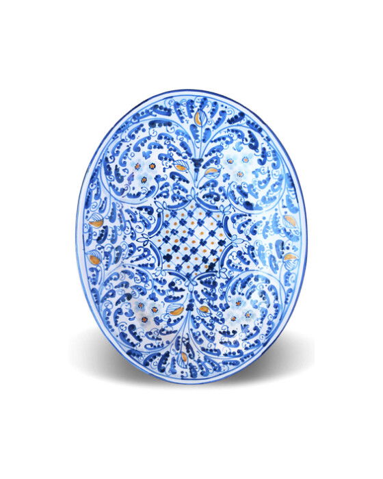 Acireale serveringsfat blå