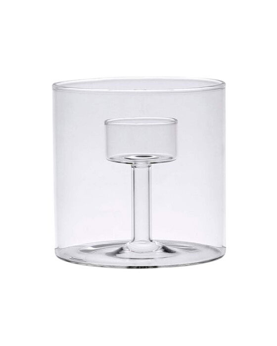 Lizette lysholder klart glass