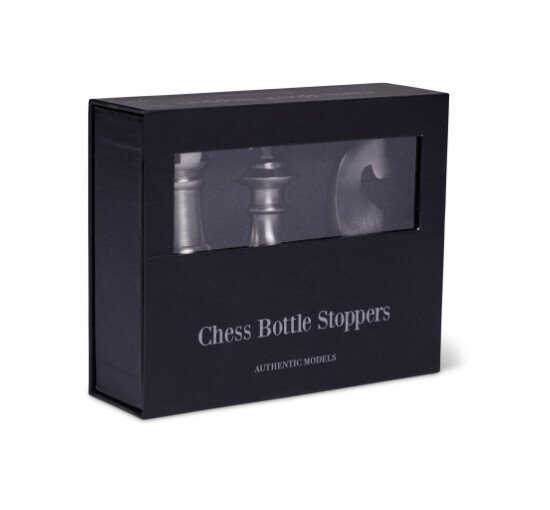 Chess Bottle Stopper Set