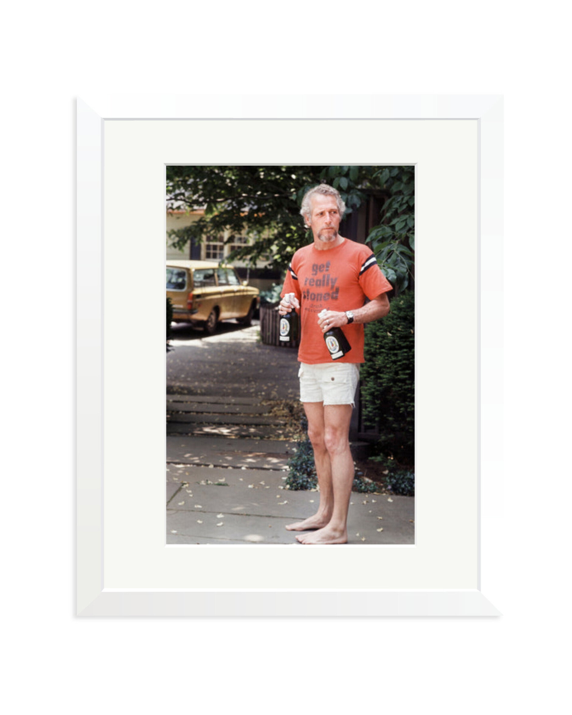 Paul Newman at His Home White / Medium