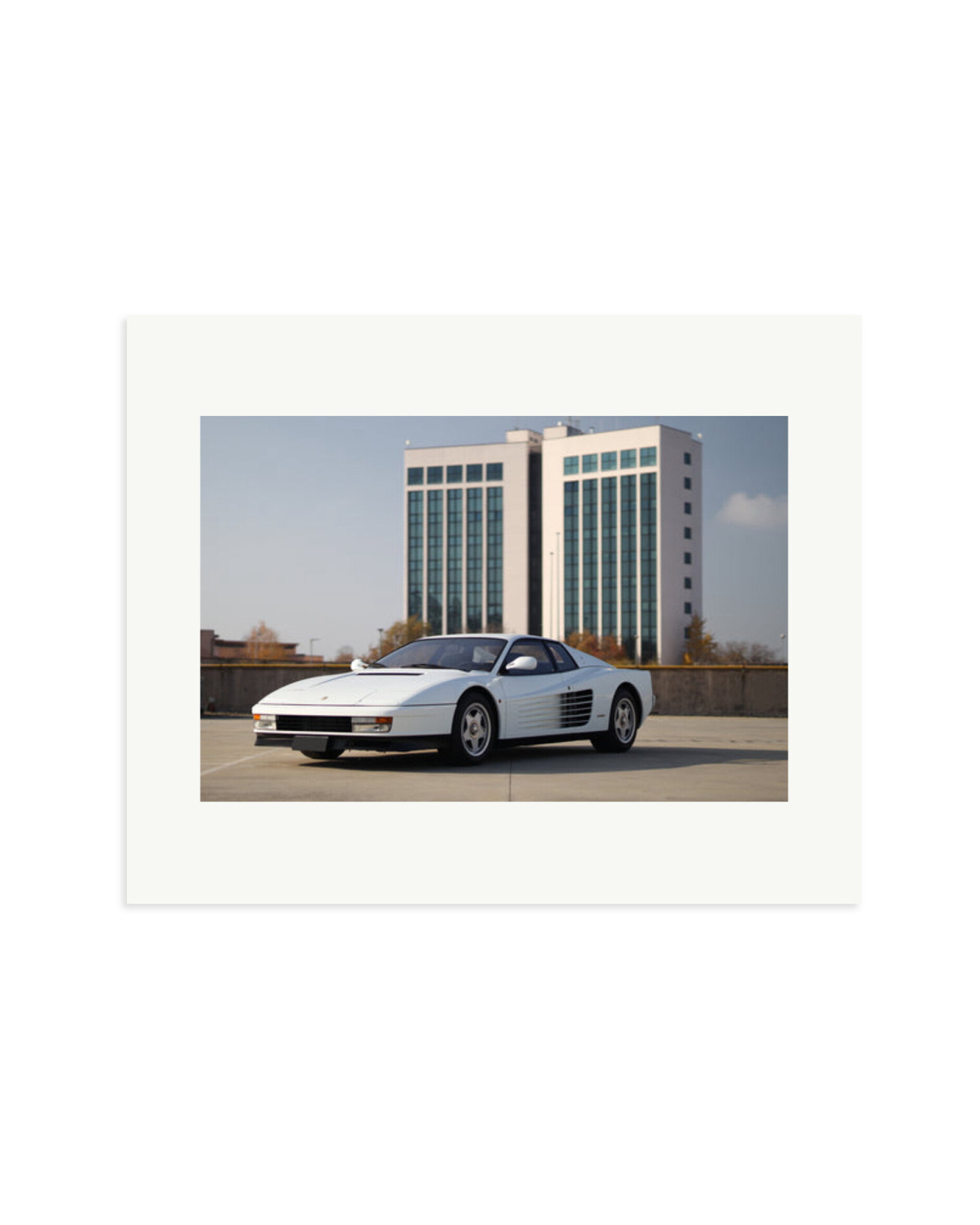 Ferrari Testarossa 01 Print Only / Medium