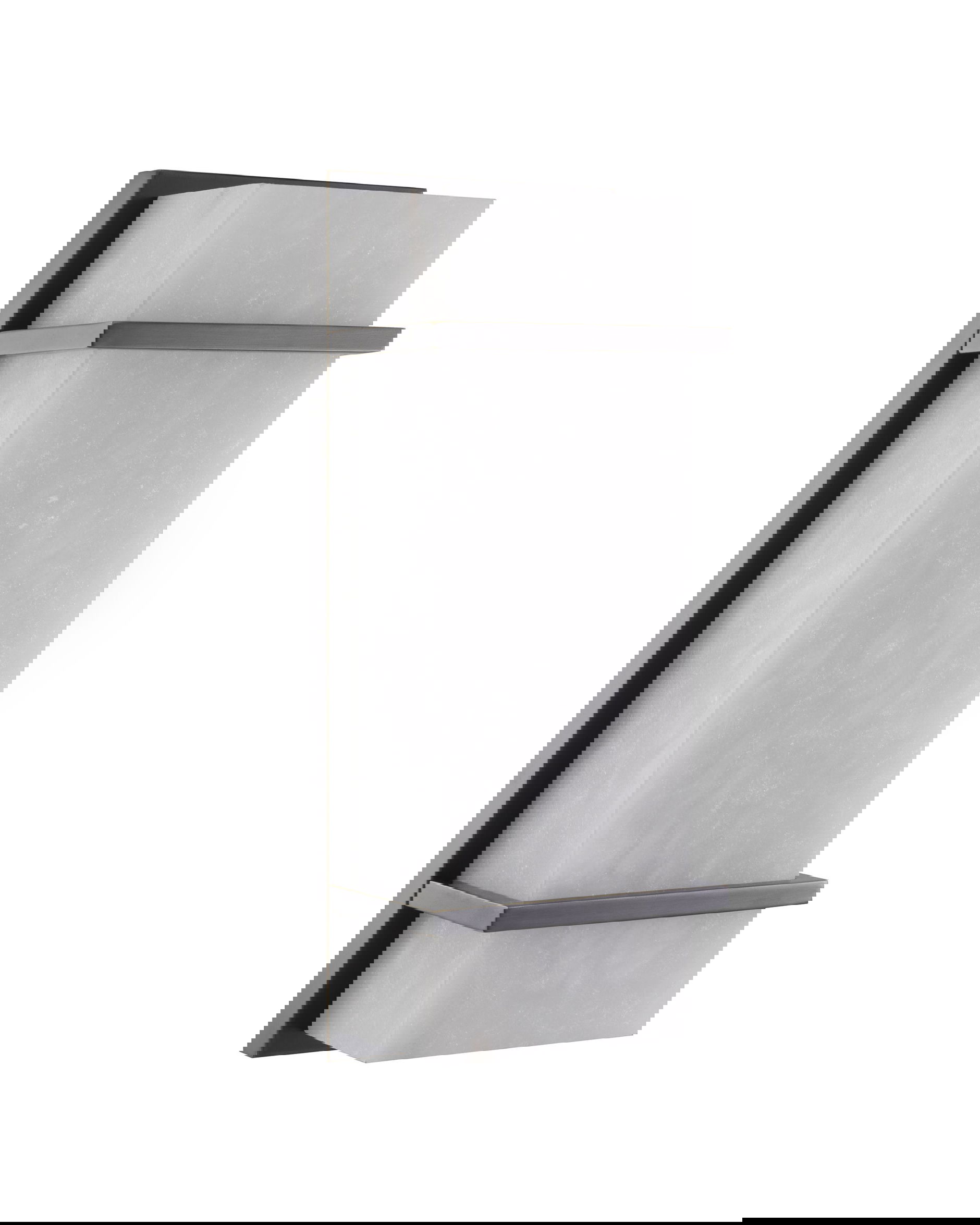 Spike vägglampa brons S