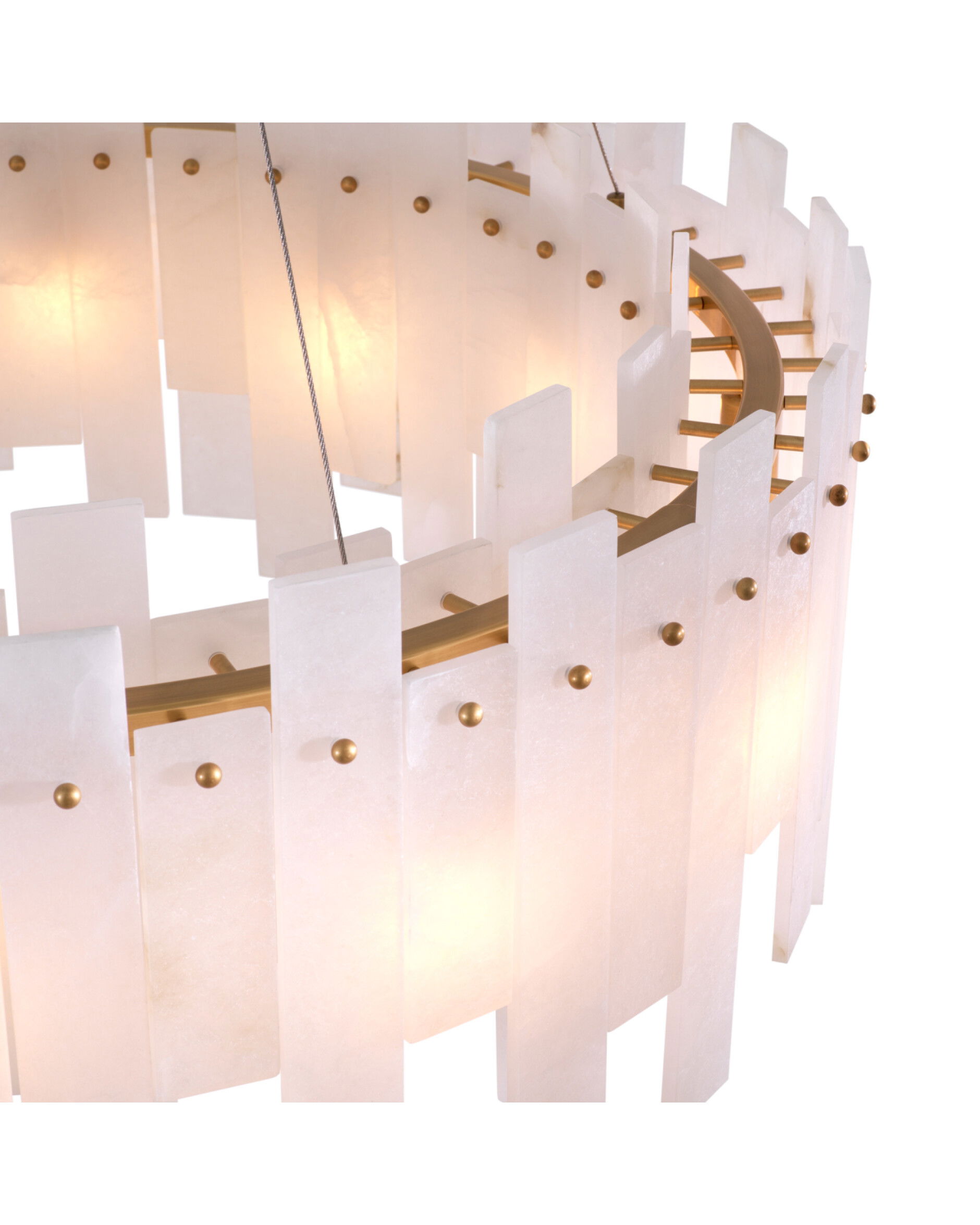 Pizzorni takkrona antik mässing