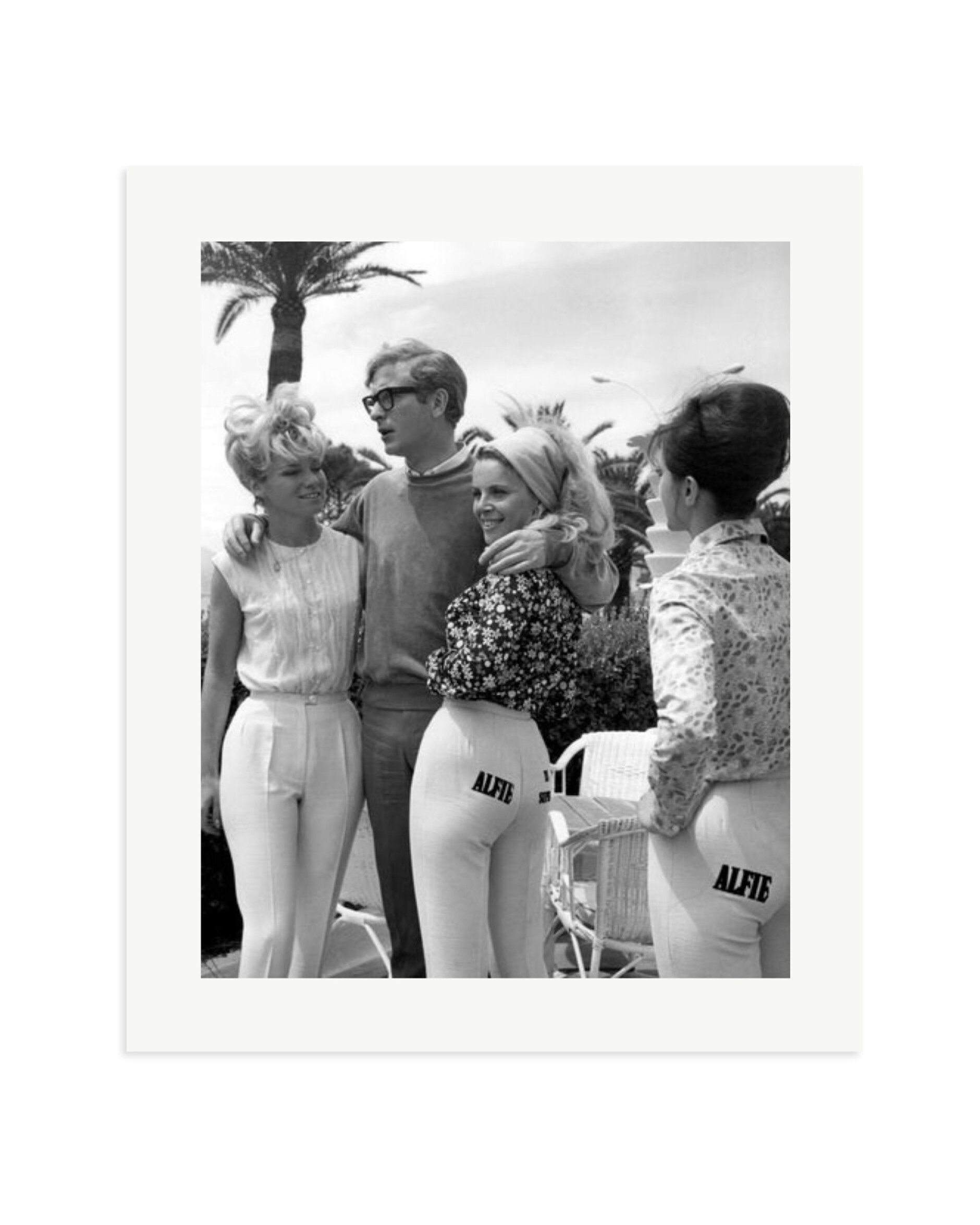 Caine With 'Alfie' Models Print Only / Large