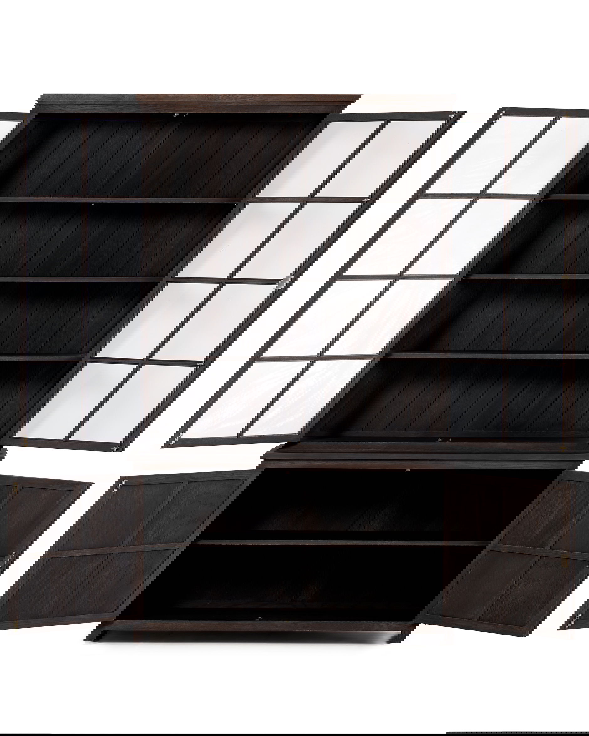 Rhode Island vitrinskåp mountain wenge