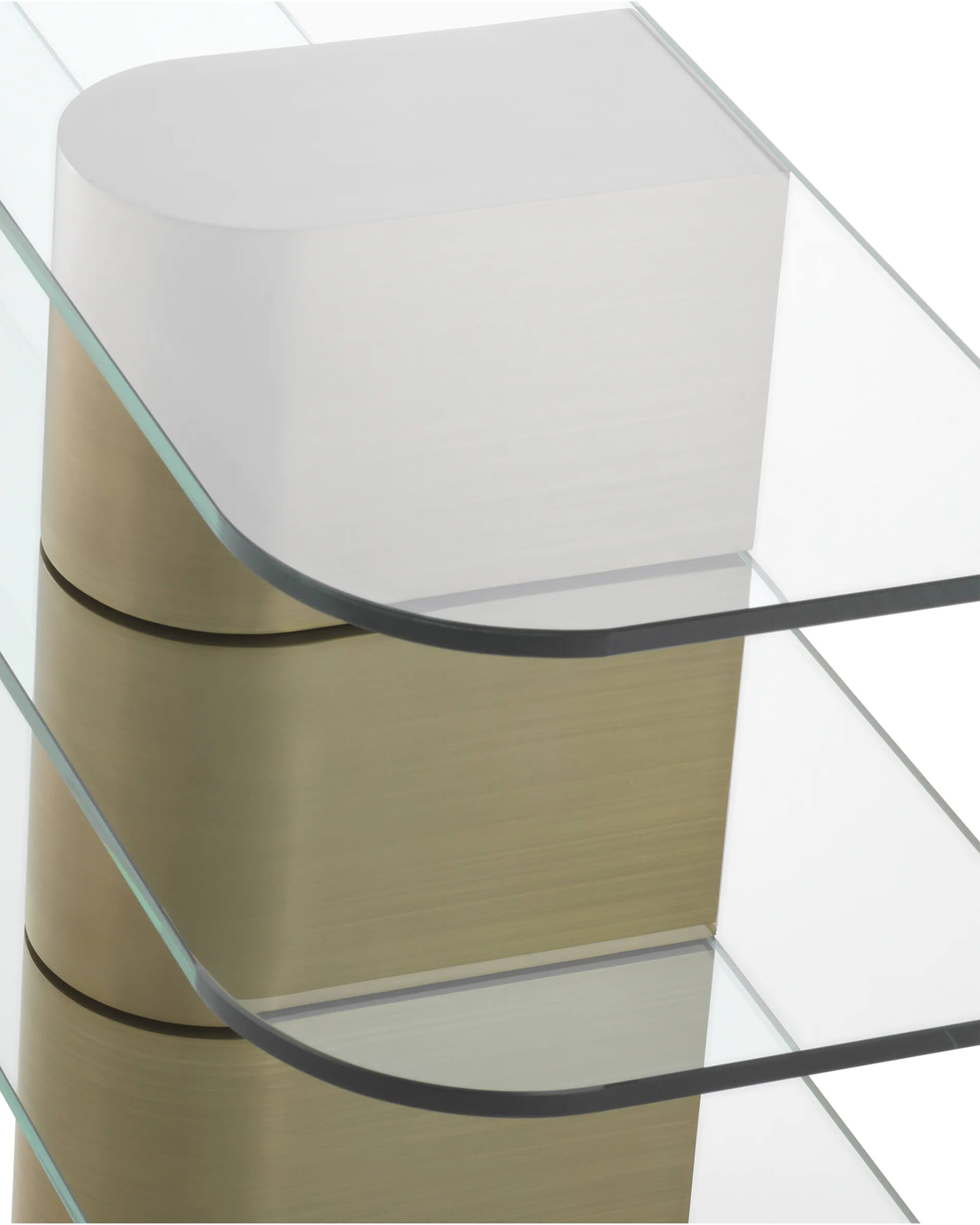 Lunden konsolbord borstad mässing