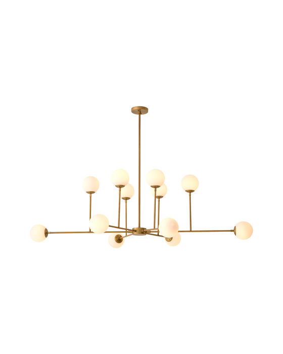 Aram taklampa antik mässing