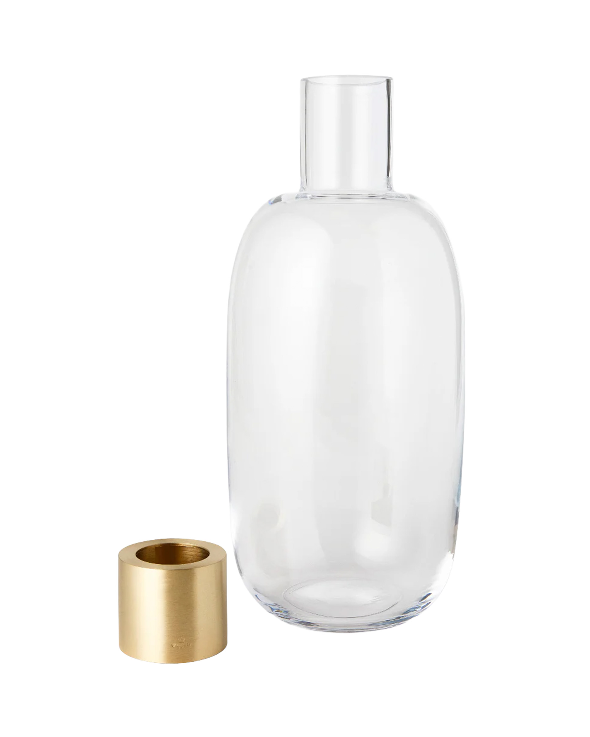 Damejeanne vas mässing 31cm