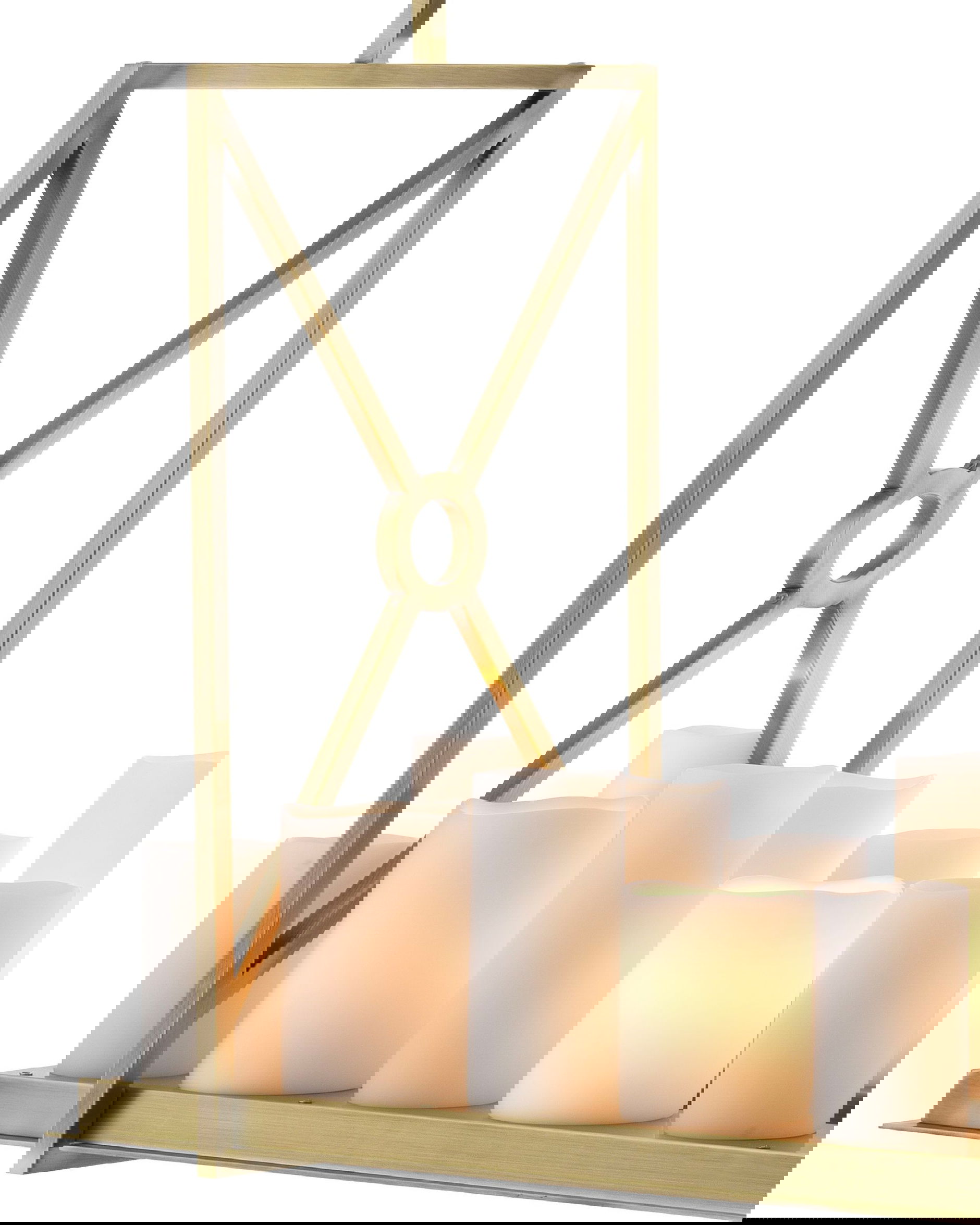 Commodore Chandelier Brass OUTLET