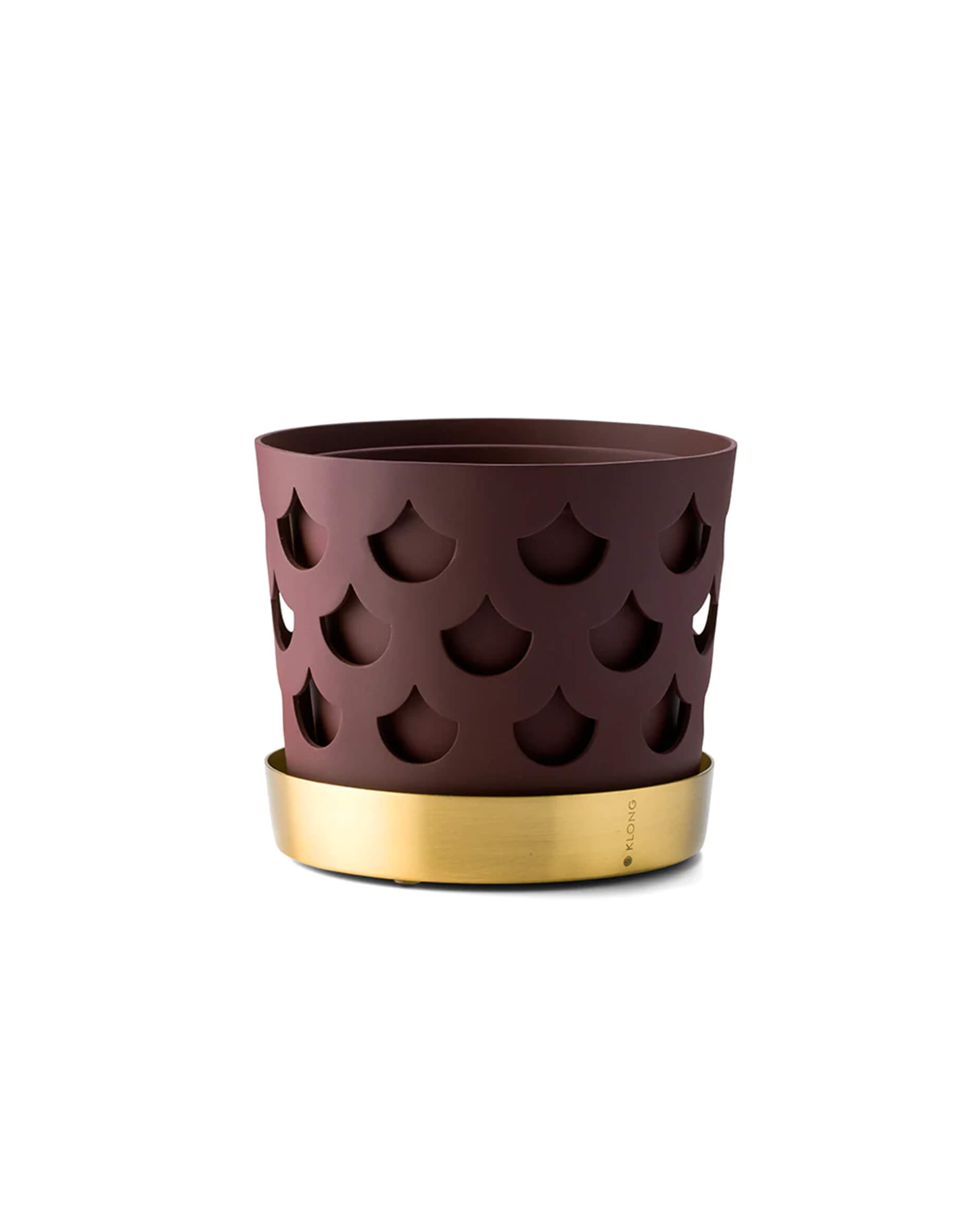 Trio Drop kruka burgundy